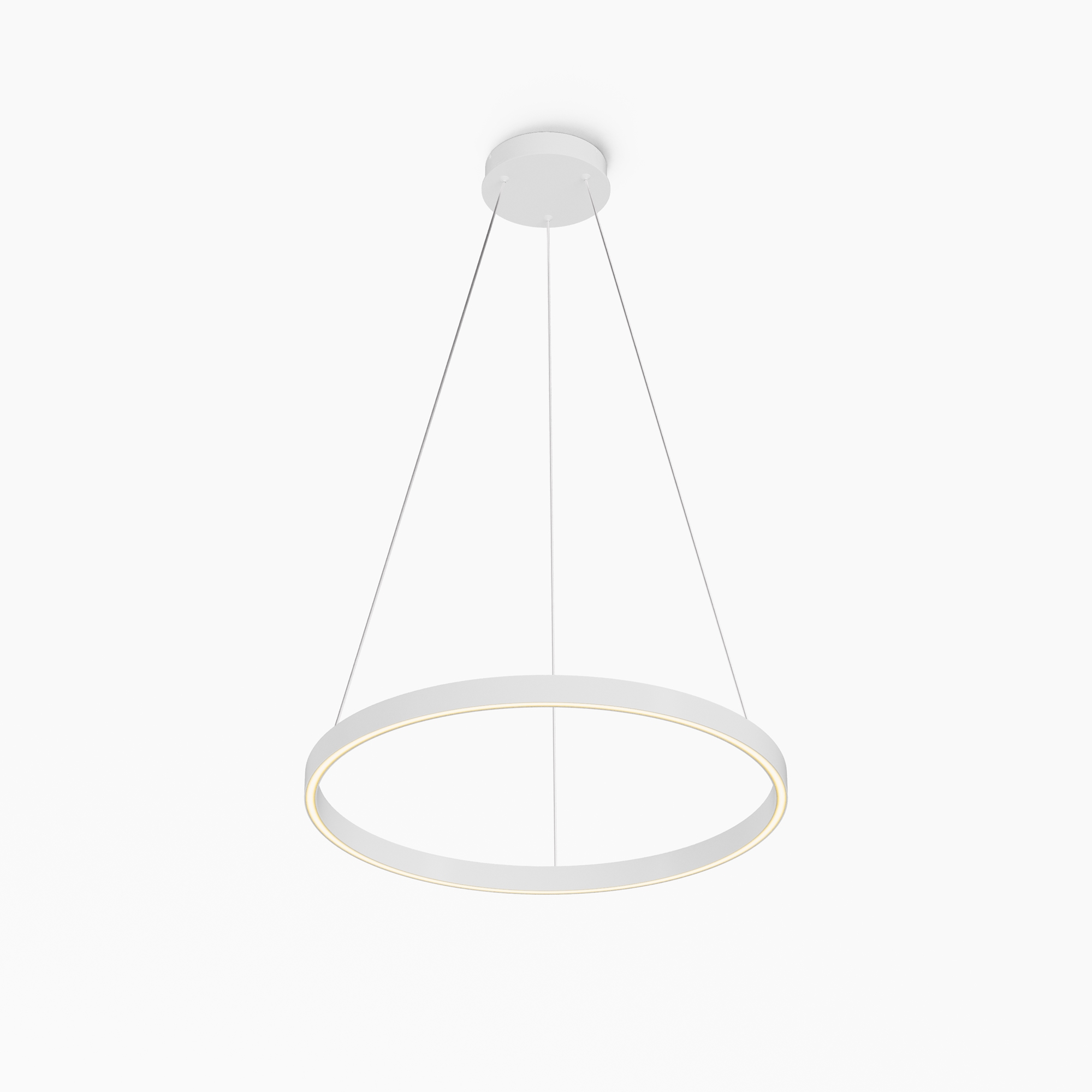 Изображение товара Светильник подвесной светодиодный Maytoni Rim Mod058pl-l32wk 16 м² теплый белый (желтый) свет цвет белый