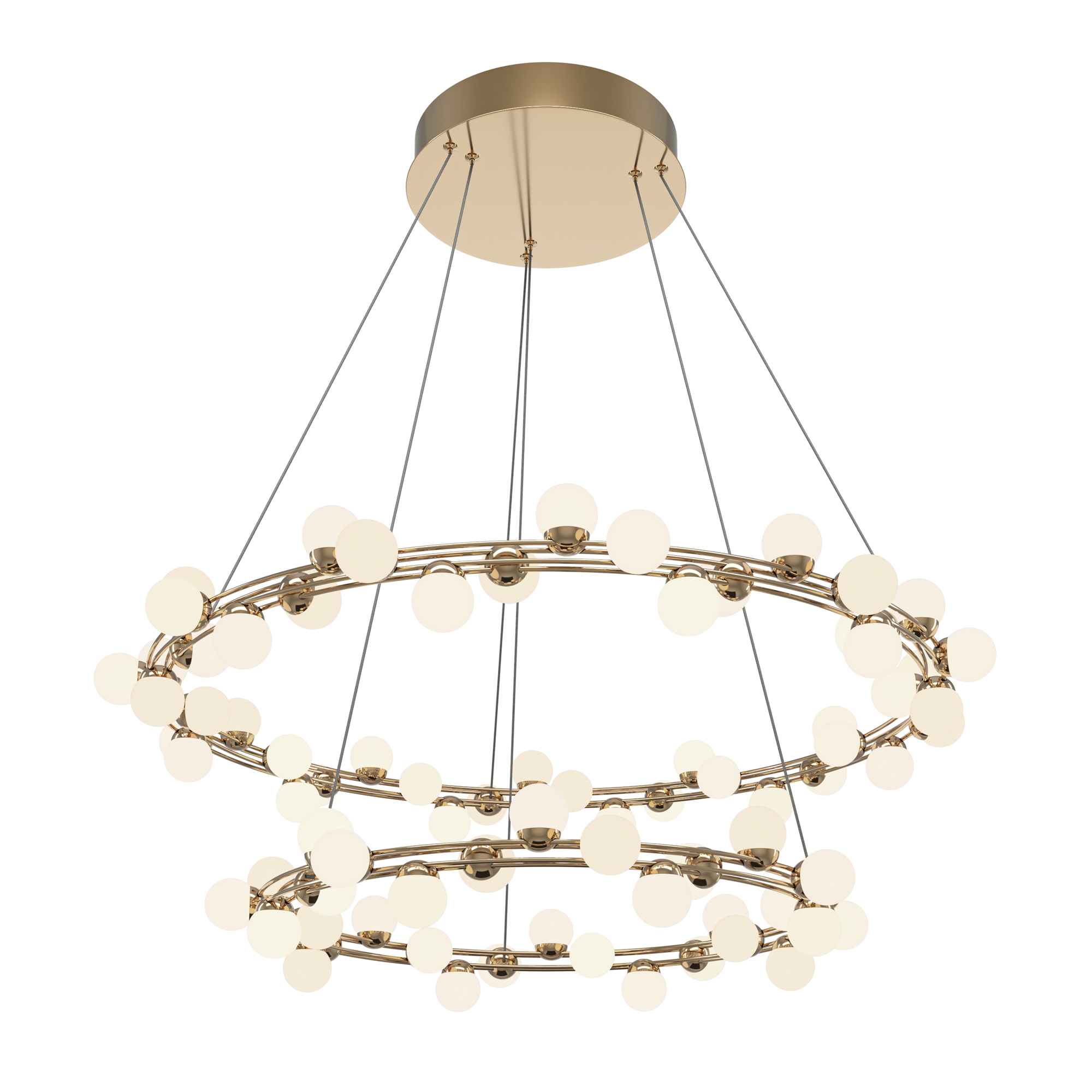 Изображение товара Подвесной светодиодный светильник Maytoni Tessara 35 м² теплый белый золото