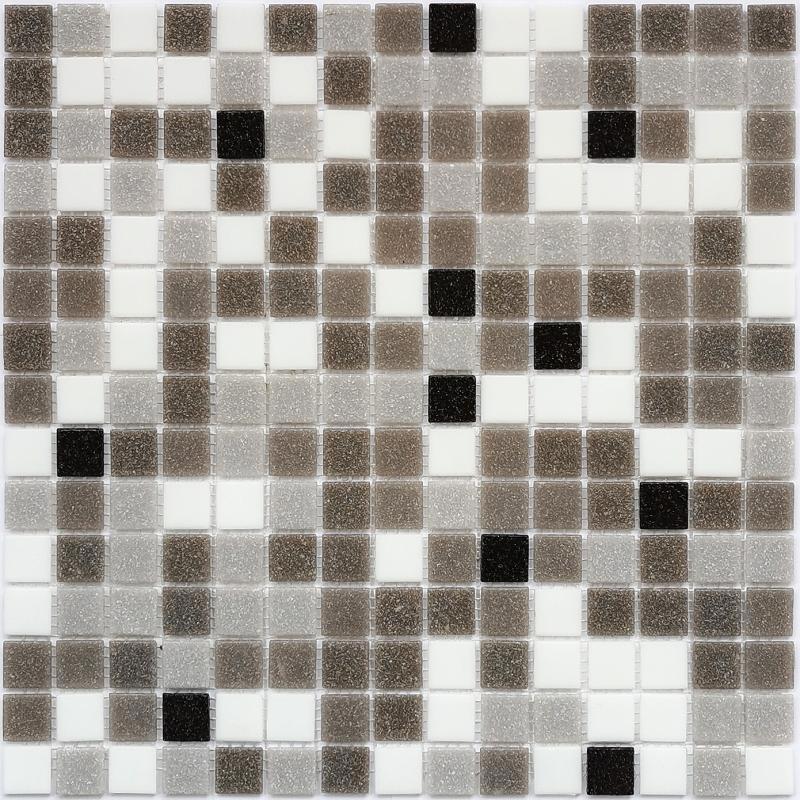 Изображение товара Декоративная стеклянная мозаика Granito 32.7x32.7 см серого цвета
