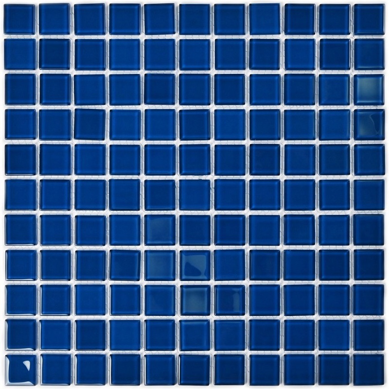 Изображение товара Декоративная мозаика Granito U00030358 Deep blue 30x30 см стильная стеклянная плитка