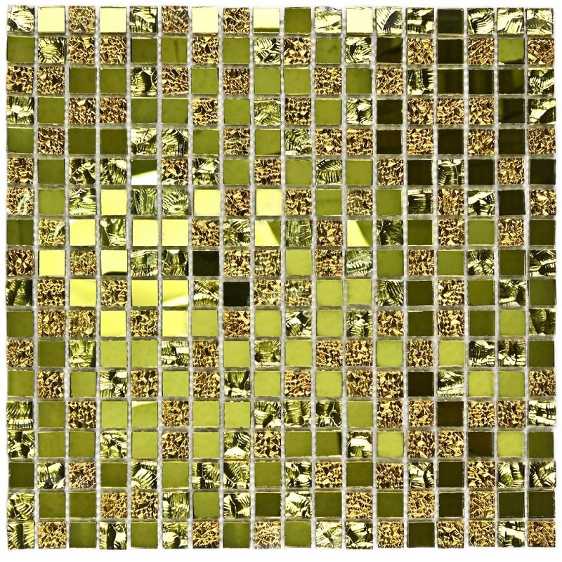 Изображение товара Декоративная мозаика Granito 00-00004954 Mirror Goldekb 30x30см цвет Жёлтый / золотой