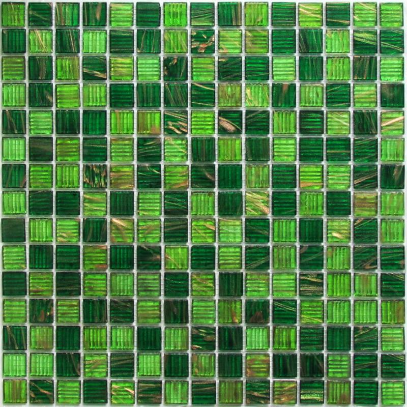 Изображение товара Стеклянная мозаика Verdeekb GRANITO 32.7x32.7см зеленая для внутренней и наружной отделки