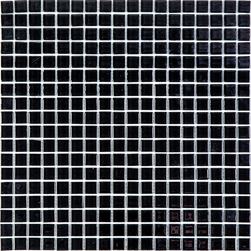 Изображение товара Декоративная стеклянная мозаика Granito U00030370 Super black 30x30 см для внутренней и внешней отд