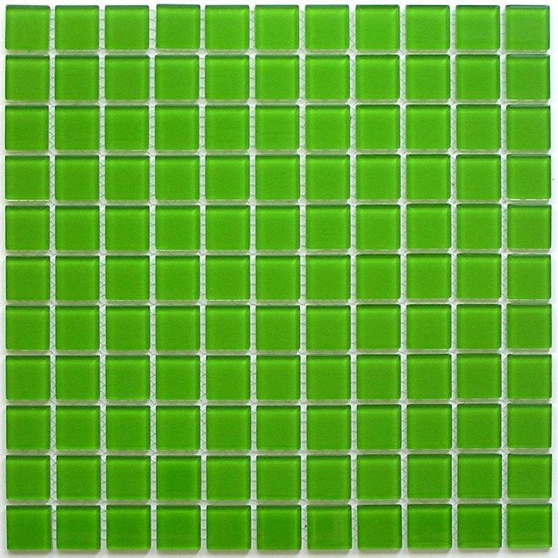 Изображение товара Декоративная стеклянная мозаика Granito Green glass 30x30 см для внутренней и наружной отделки