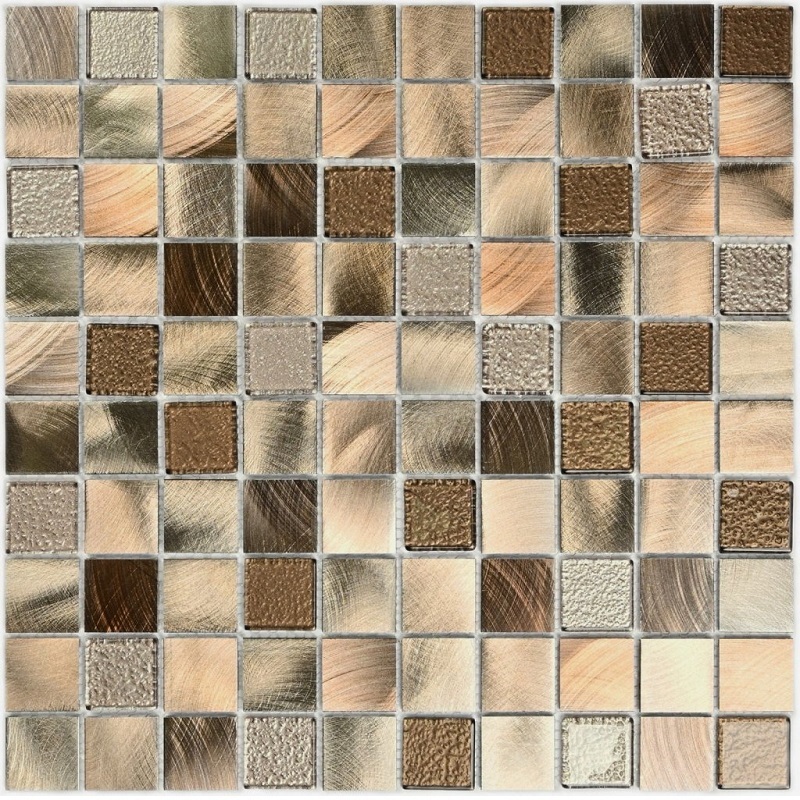Изображение товара Декоративная мозаика GRANITO Titan Bronze 31.8x31.8 см коричневая