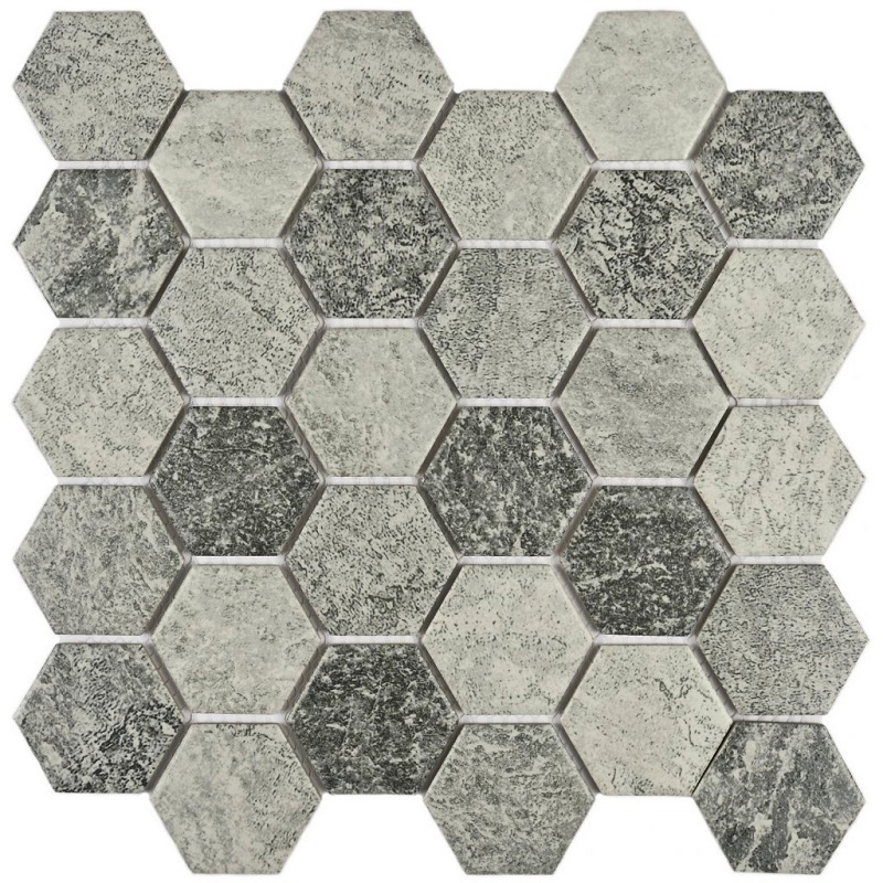 Изображение товара Керамогранитная мозаика Olmeto Grey 27.1x28.2 см цвет Серый / серебристый