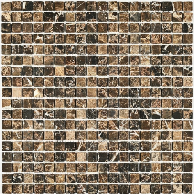 Изображение товара Декоративная мозаика Granito Ferato-15ekb 30.5x30.5 см коричневая для интерьера и экстерьера