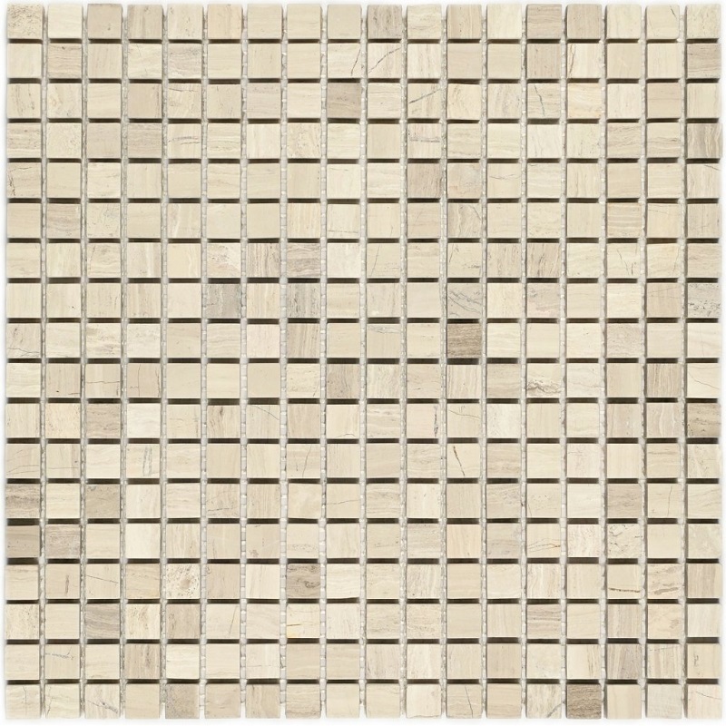 Изображение товара Каменная мозаика Granito Dunes-15 30.5x30.5 см серый/серебристый
