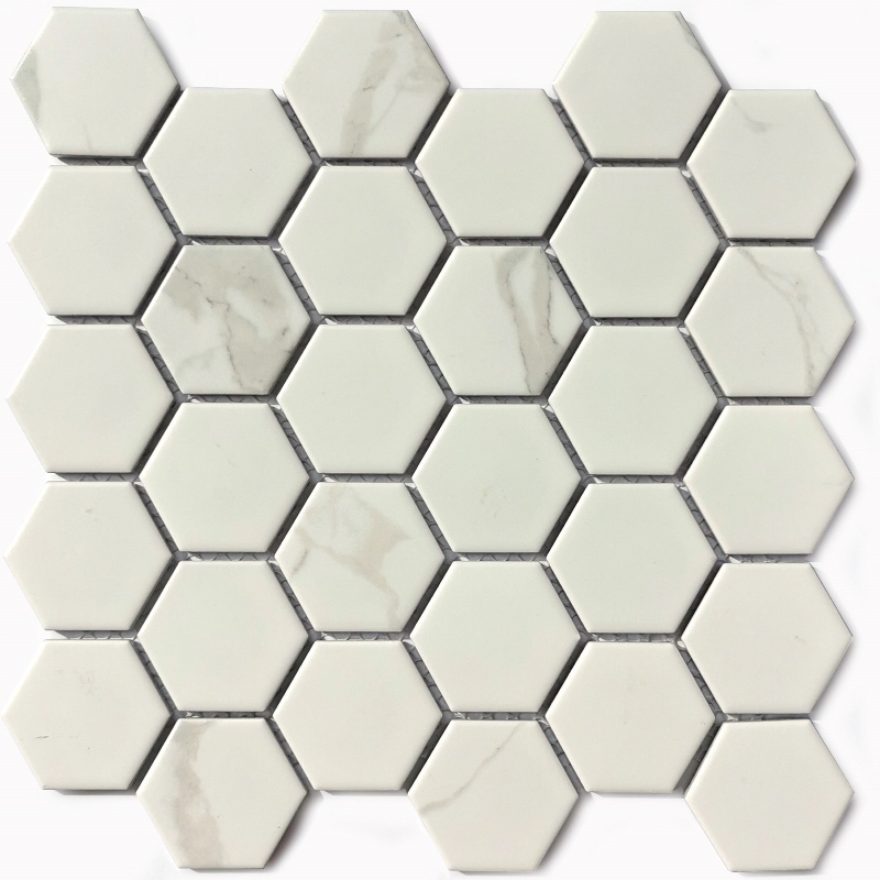 Изображение товара Декоративная мозаика Granito 23-00015745 CARRARA COMbekb серый 27.9x26.8 см водостойкая для интерье