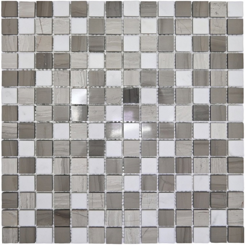 Изображение товара Декоративная мозаика Granito Alamosa-20 POL 30.5x30.5 см бежевый камень глянцевая