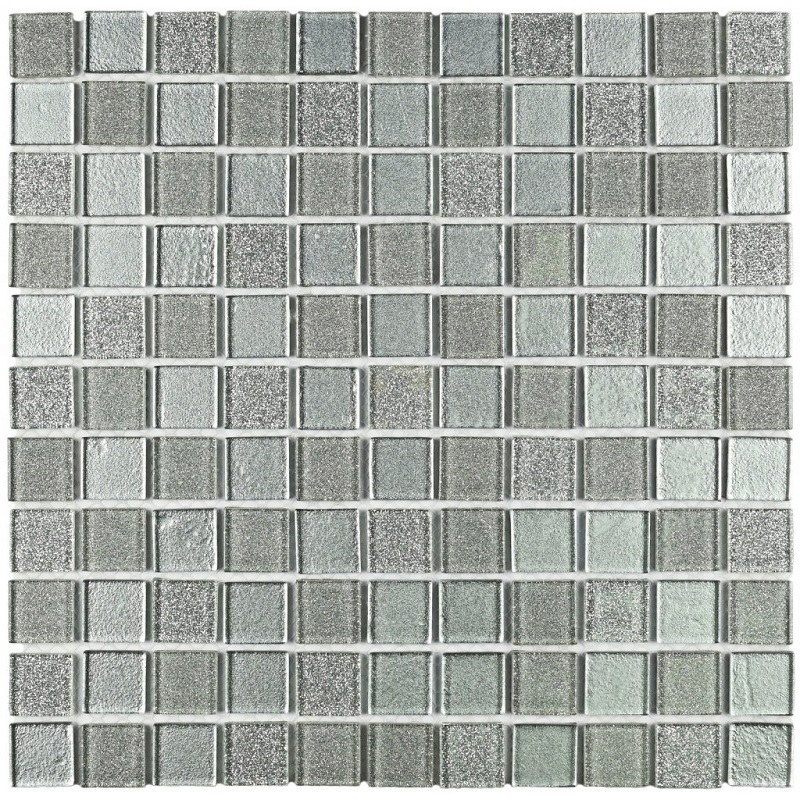 Изображение товара Декоративная мозаика Granito U00010742 Shine Silverekb 30x30 см белая