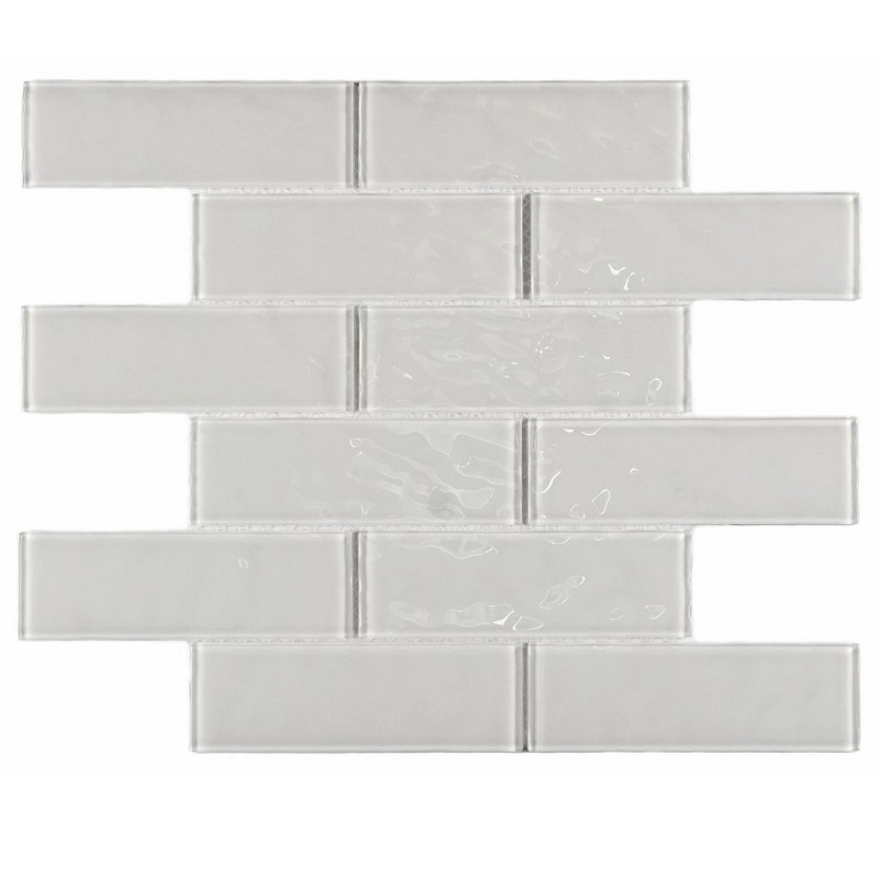 Изображение товара Декоративная стеклянная мозаика Granito Rumba Whiteekb 30x30 см для стен и полов