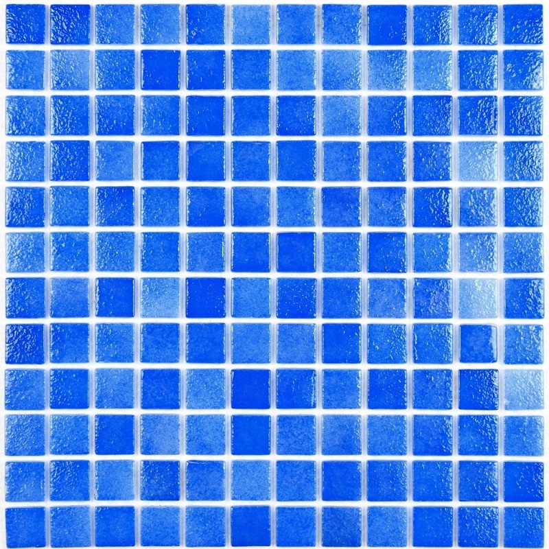 Изображение товара Декоративная стеклянная мозаика Granito Atlantis Blue 31.5x31.5см для стен и пола