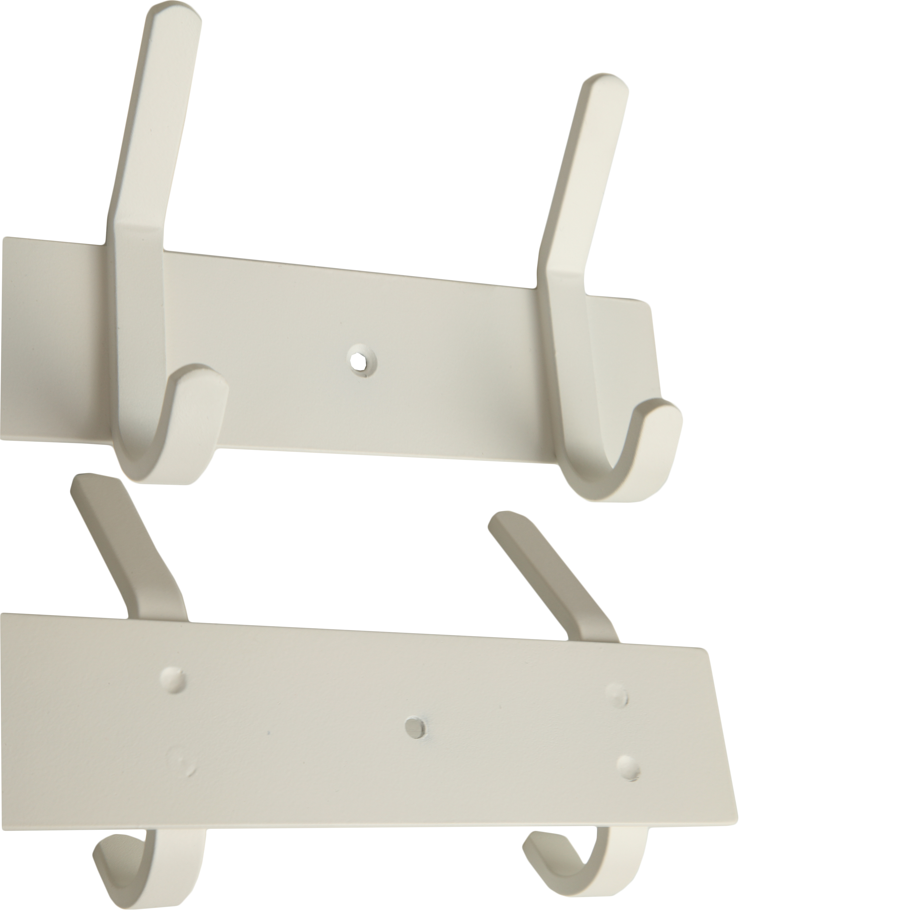 Вешалка настенная Leo 3 крючка 29x10.5 см цвет белый - 1