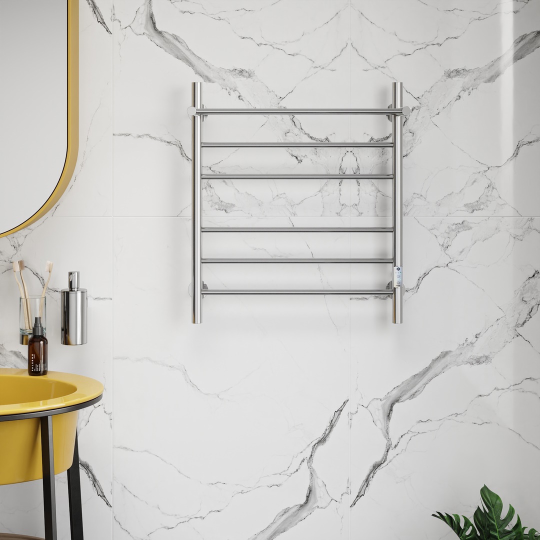 Изображение товара Электрический полотенцесушитель Маргроид Лина П(3+3) Straight 500x600 мм 100 Вт хром