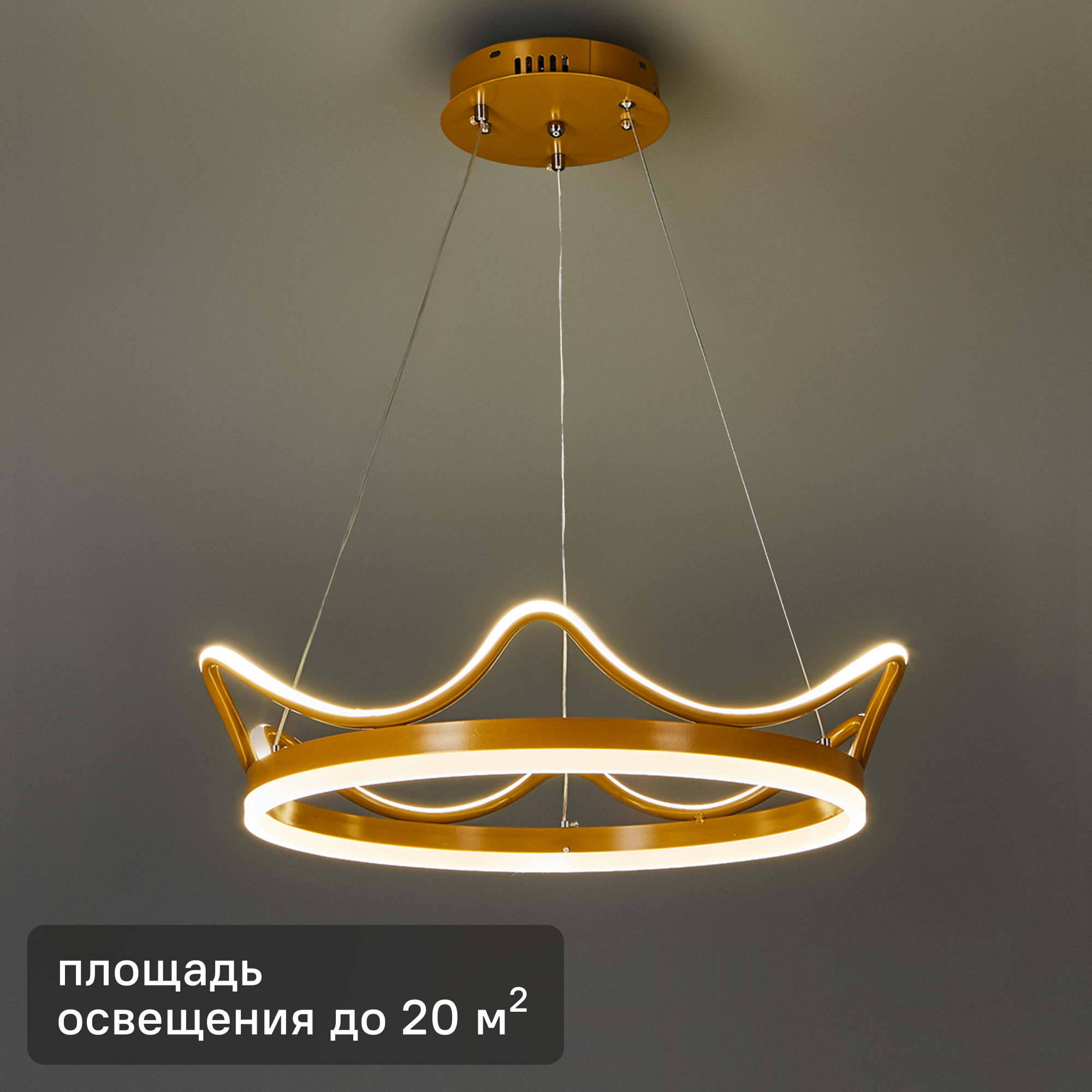 Изображение товара Люстра Camelion Led LCL-1031 95 Вт современная дизайнерская с регулируемой цветовой температурой