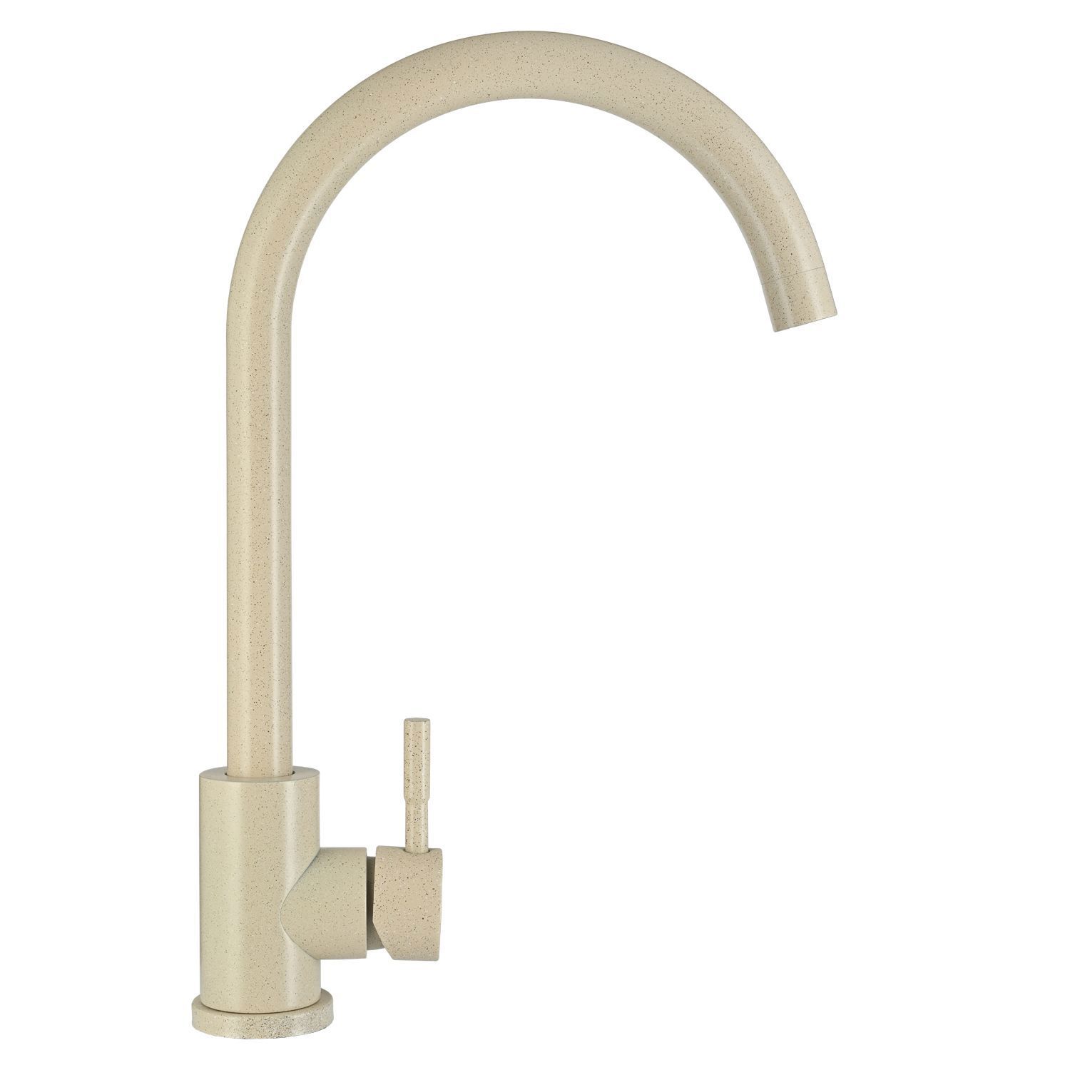 Изображение товара Кухонный смеситель Wisent крем W4998-3-30 с поворотным изливом и водосберегающим аэратором