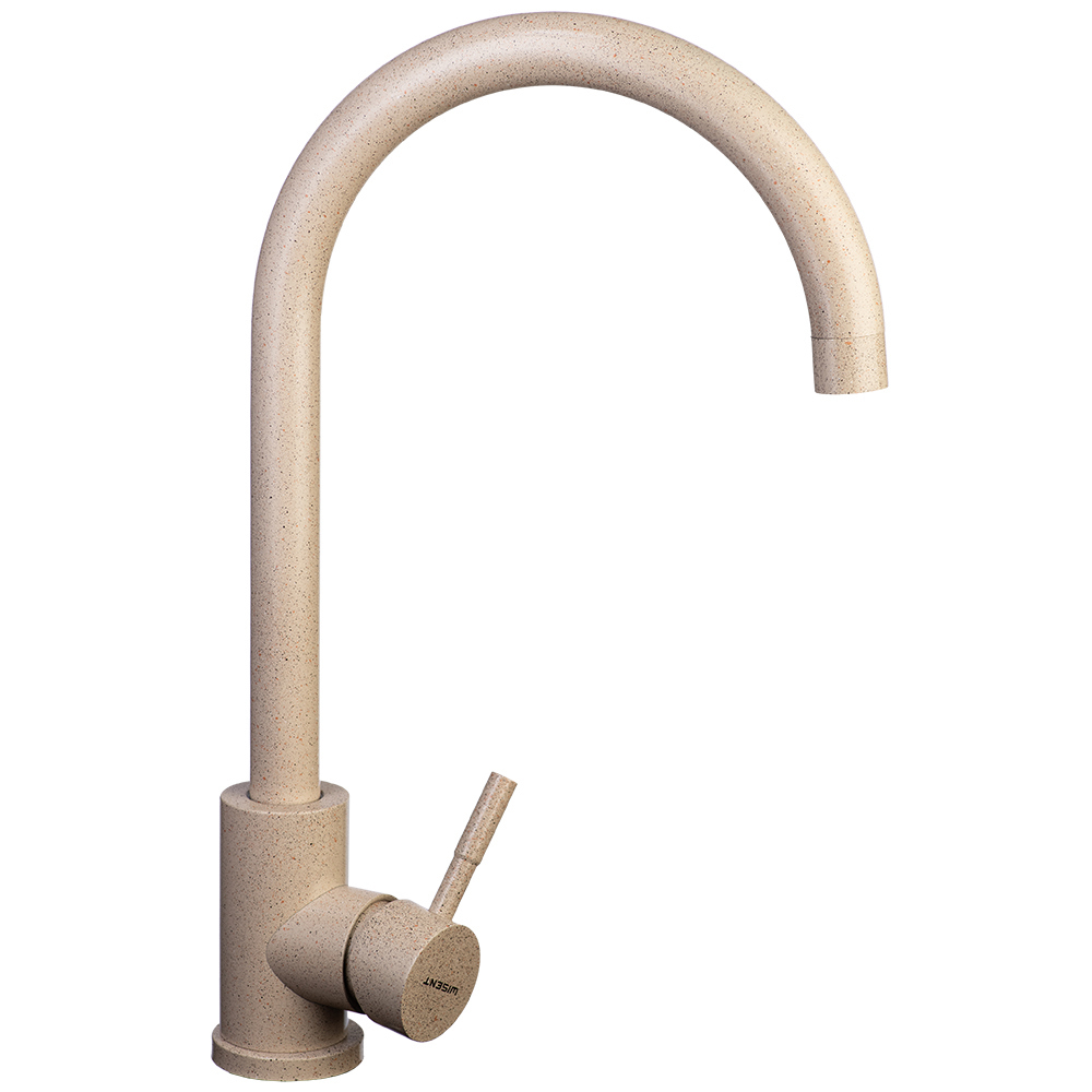 Изображение товара Смеситель для кухни Wisent Песочный W4998-3-21 с поворотным изливом и водосберегающим аэратором