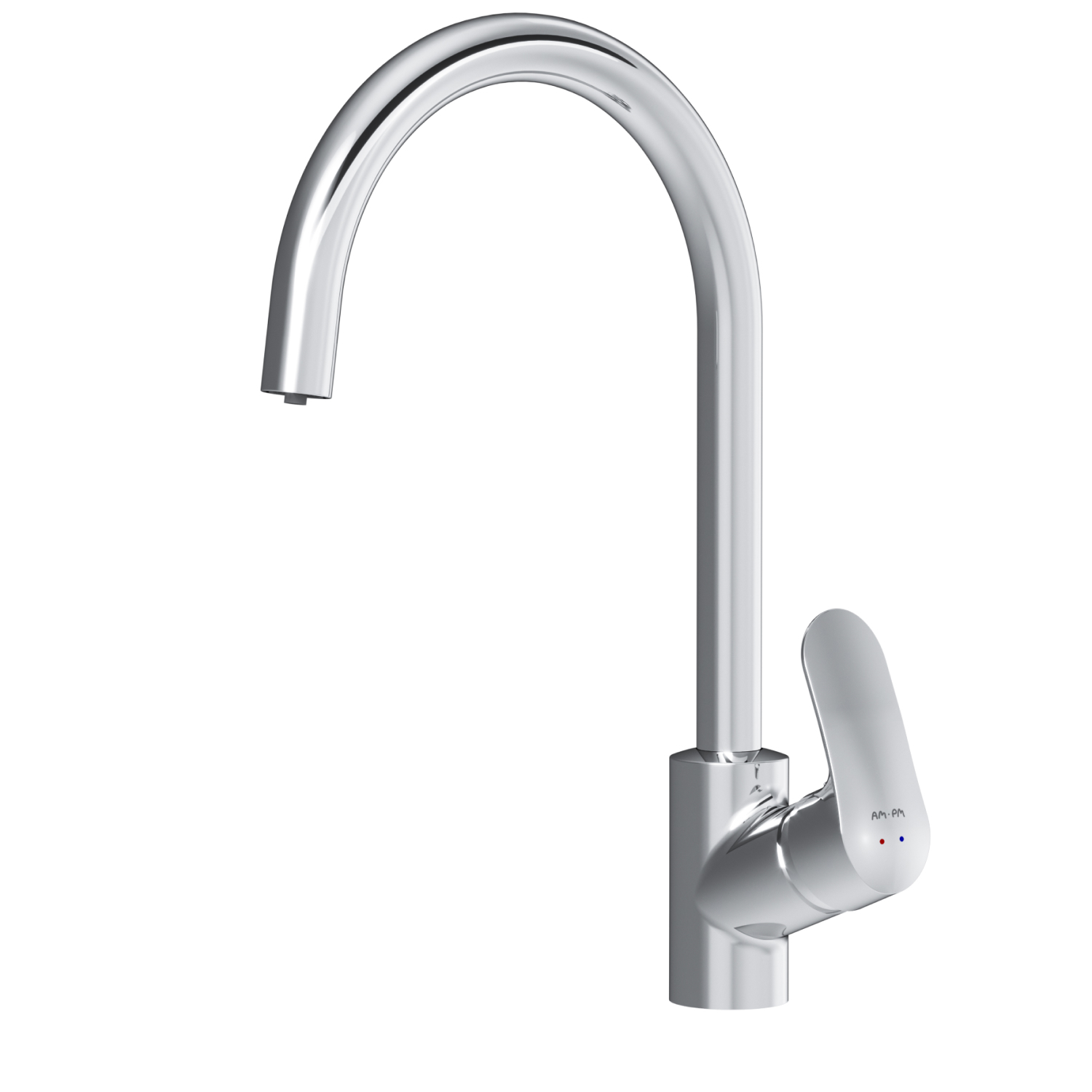 Изображение товара Смеситель для кухни с каналом для питьевой воды Am.pm Like F8007700 высота 23.4 см цвет хром