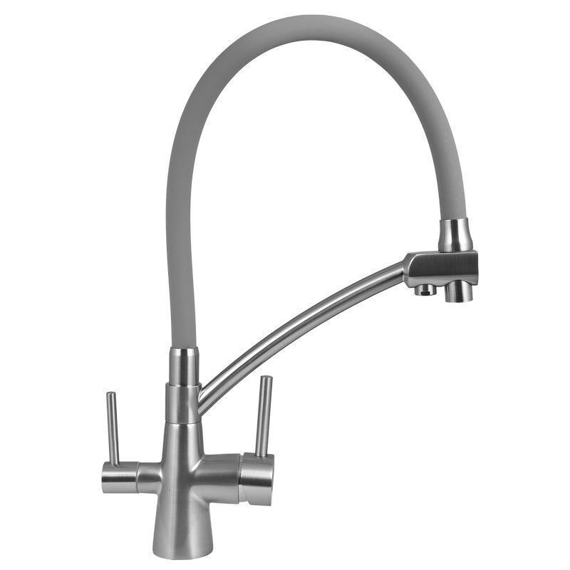 Изображение товара Смеситель для кухни Wisent W4855A-9 с гибким изливом и фильтром для питьевой воды