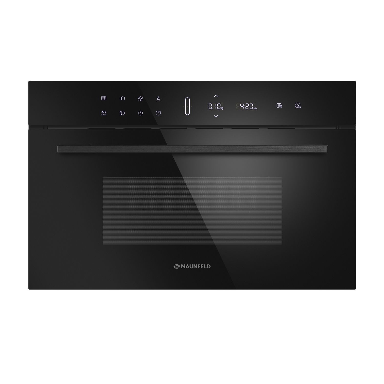 Изображение товара Встраиваемая микроволновая печь Maunfeld MBMO349DGB 34 л с грилем и сенсорным управлением