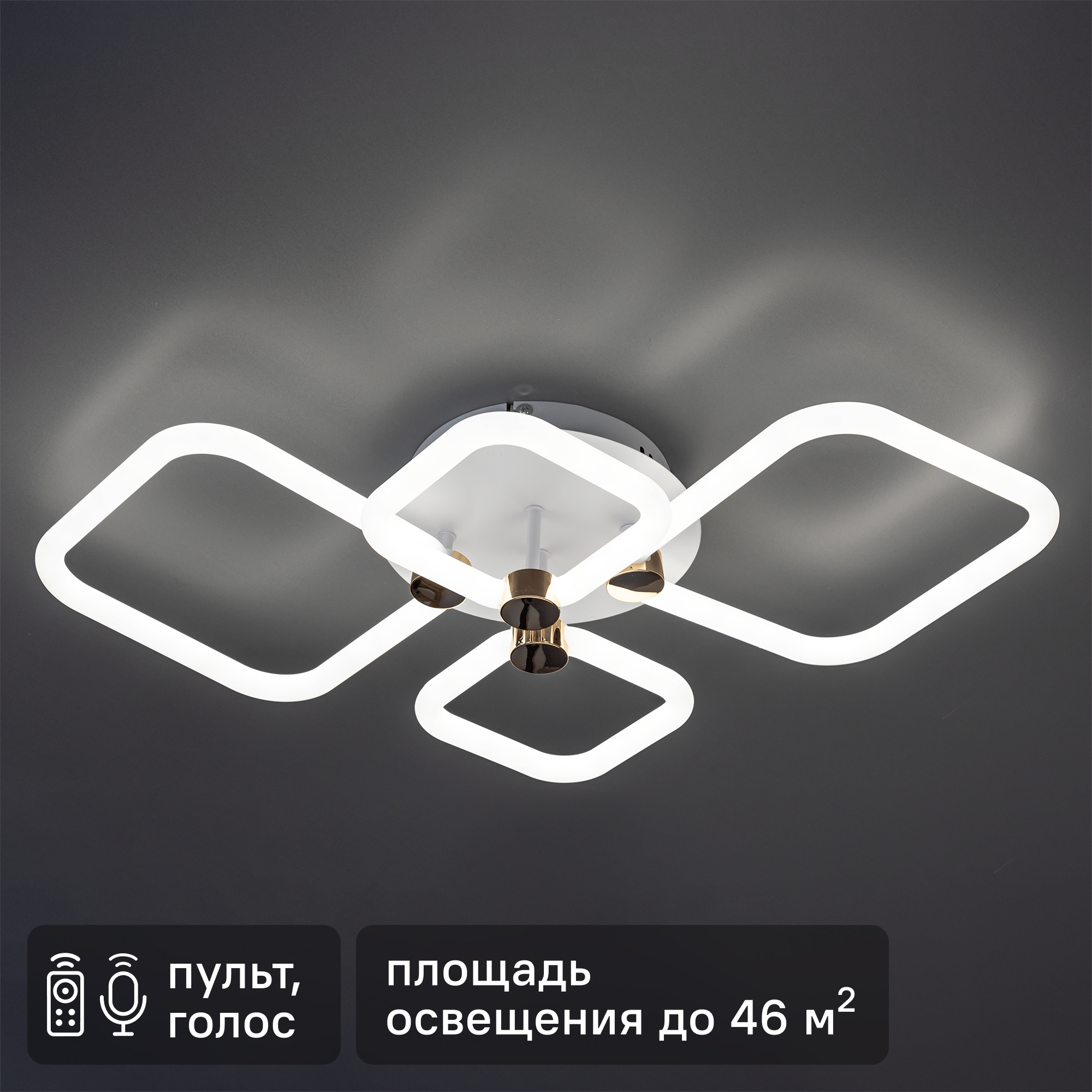 Изображение товара Люстра потолочная Ritter Ottimo 51616 7 с диммером и пультом