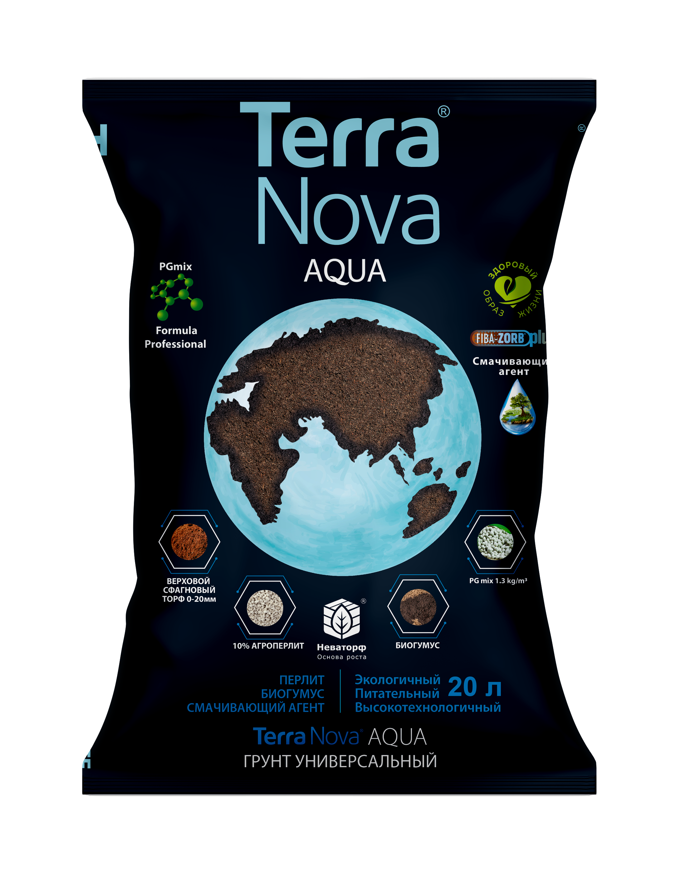 Изображение товара Грунт Terra Nova Аква универсальный 20 л