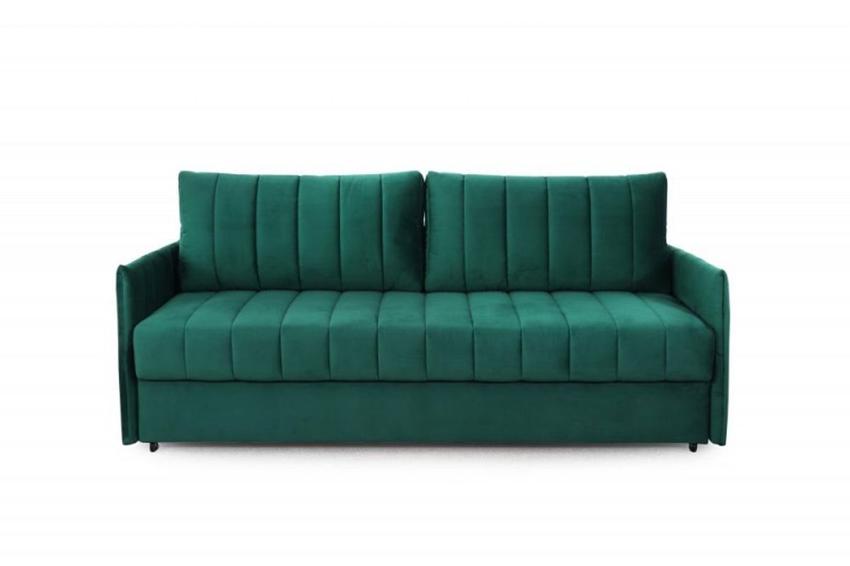 Изображение товара Диван Мебельград Пекин 200x92 см велюр зеленый