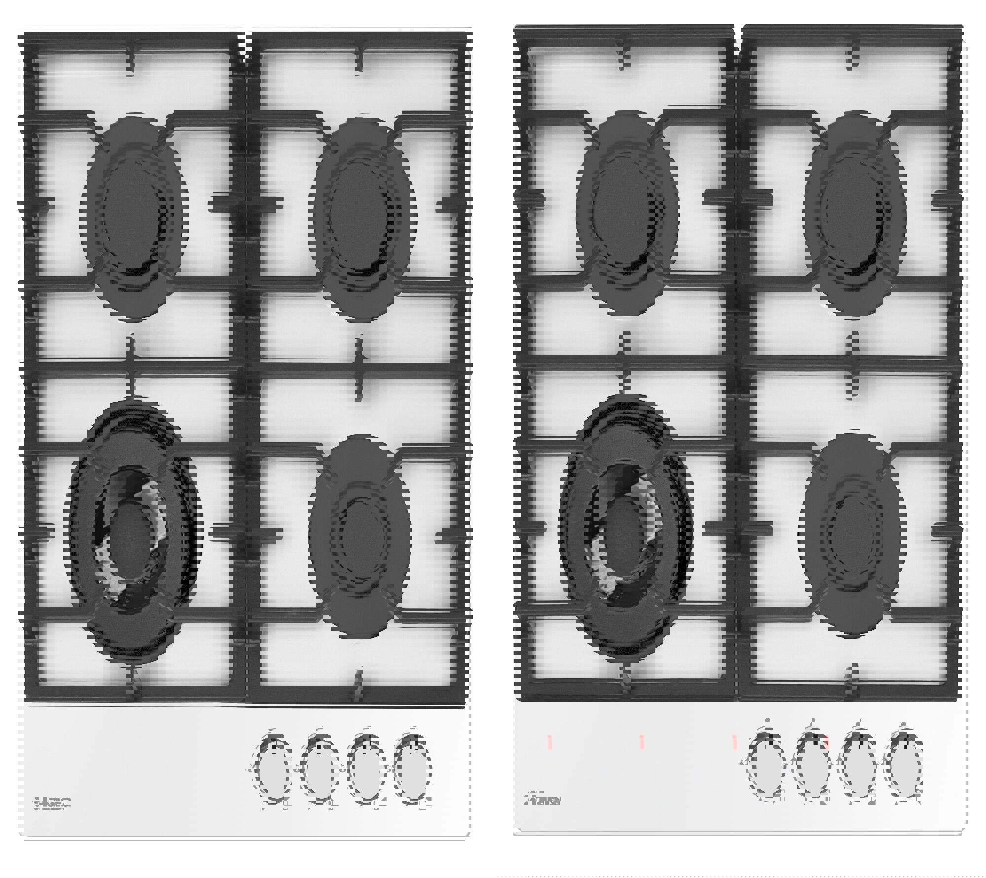 Изображение товара Газовая варочная панель Hansa BHKW671830 59 см 4 конфорки белая