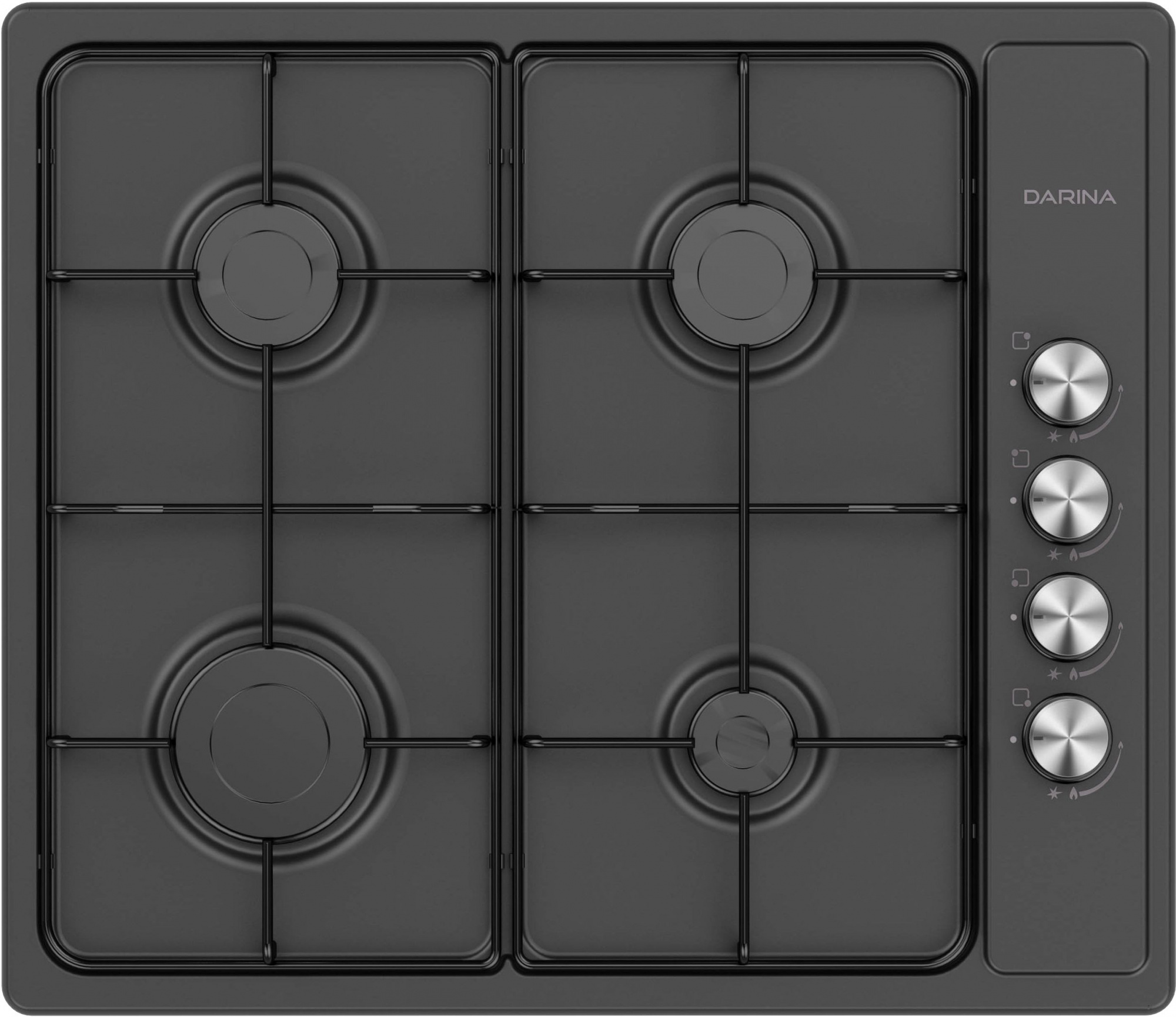 Изображение товара Газовая варочная панель Darina T1 BGM 341 11 AT 59 см 4 конфорки цвет черный
