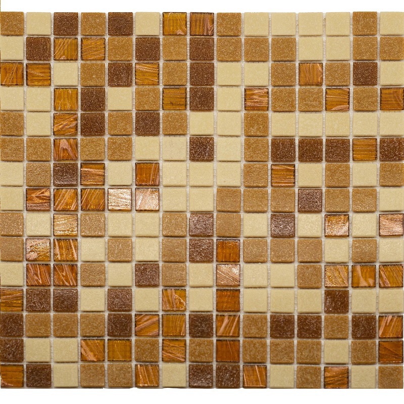 Изображение товара Декоративная мозаика Granito AKROS 32.7x32.7см коричневая для ванной и кухни