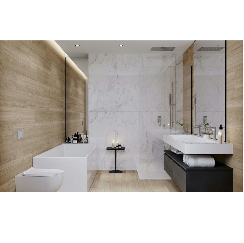 Изображение товара Керамогранит Kerranova Madera K-521/MR 20x120 см светло-бежевый