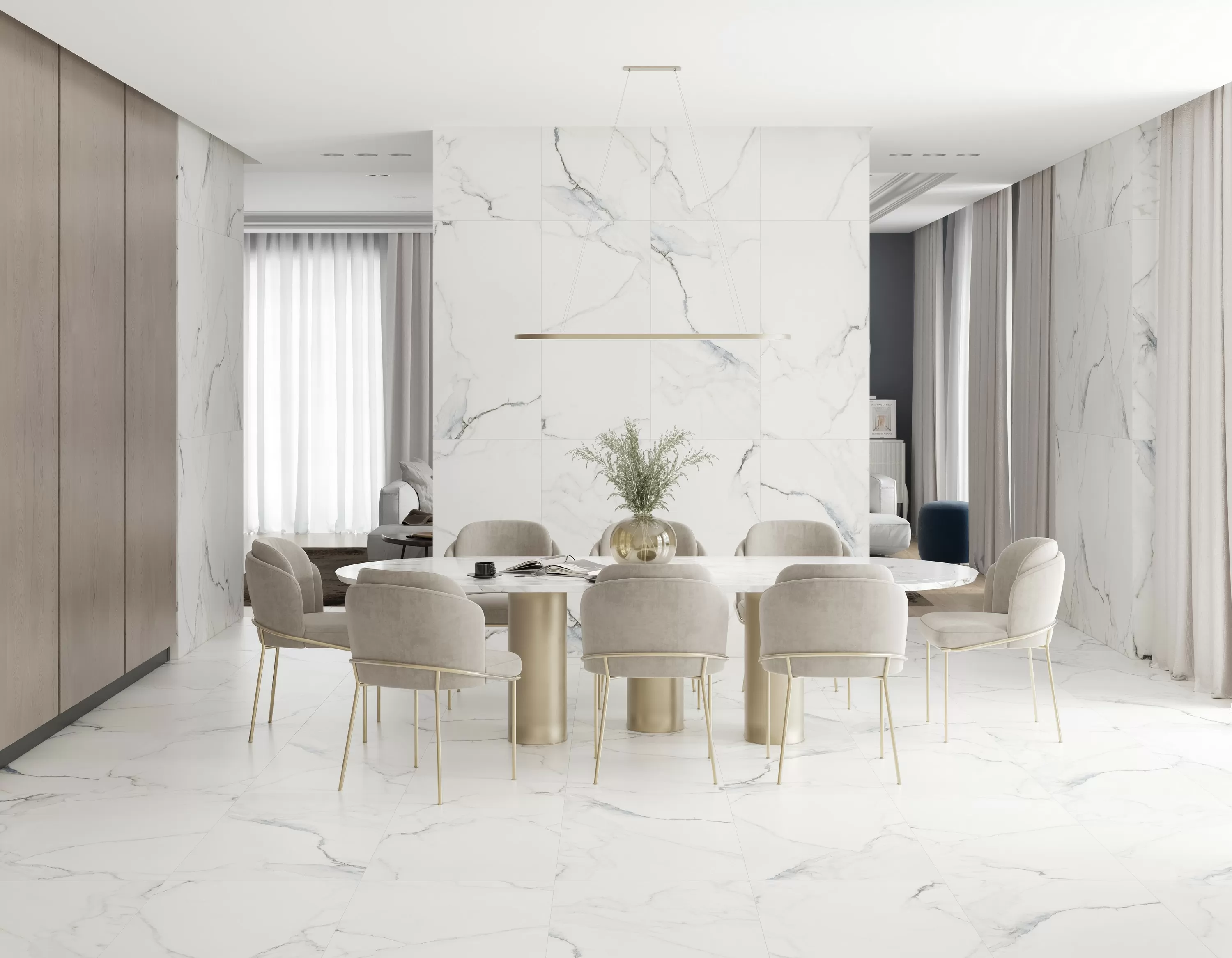 Изображение товара Керамогранит Kerranova Iceberg K-2002/MR/600x600x9prm 60x60см цвет бело-голубой