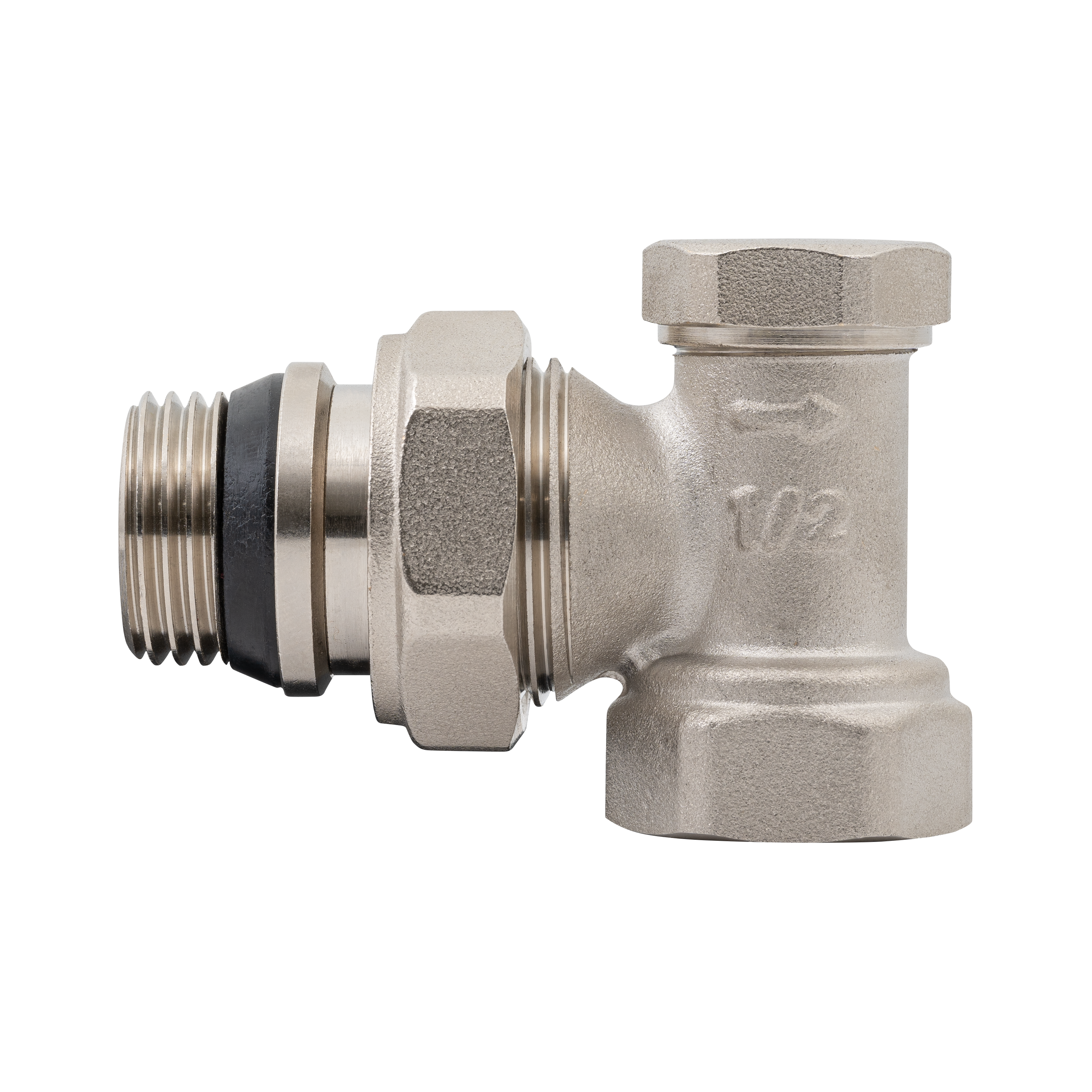 Изображение товара Клапан для радиатора угловой Equation 1/2" латунь