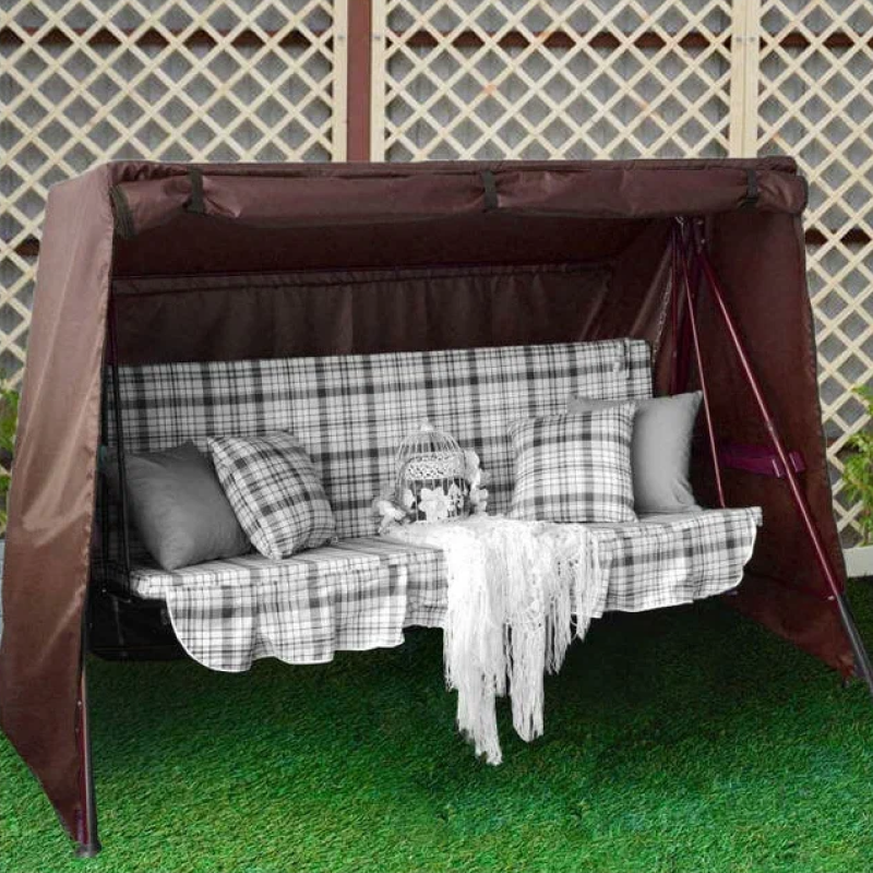 Изображение товара Чехол на качели садовые Качели и дача 230x165 см шоколадный