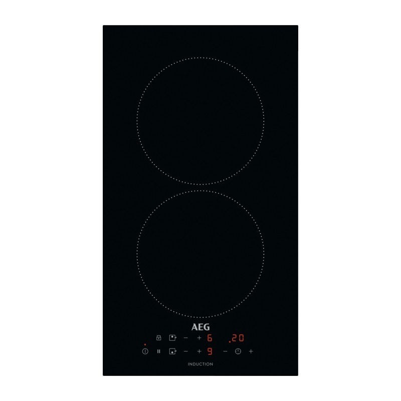 Изображение товара Индукционная варочная панель AEG IKB32300CB 29 см 2 конфорки черный