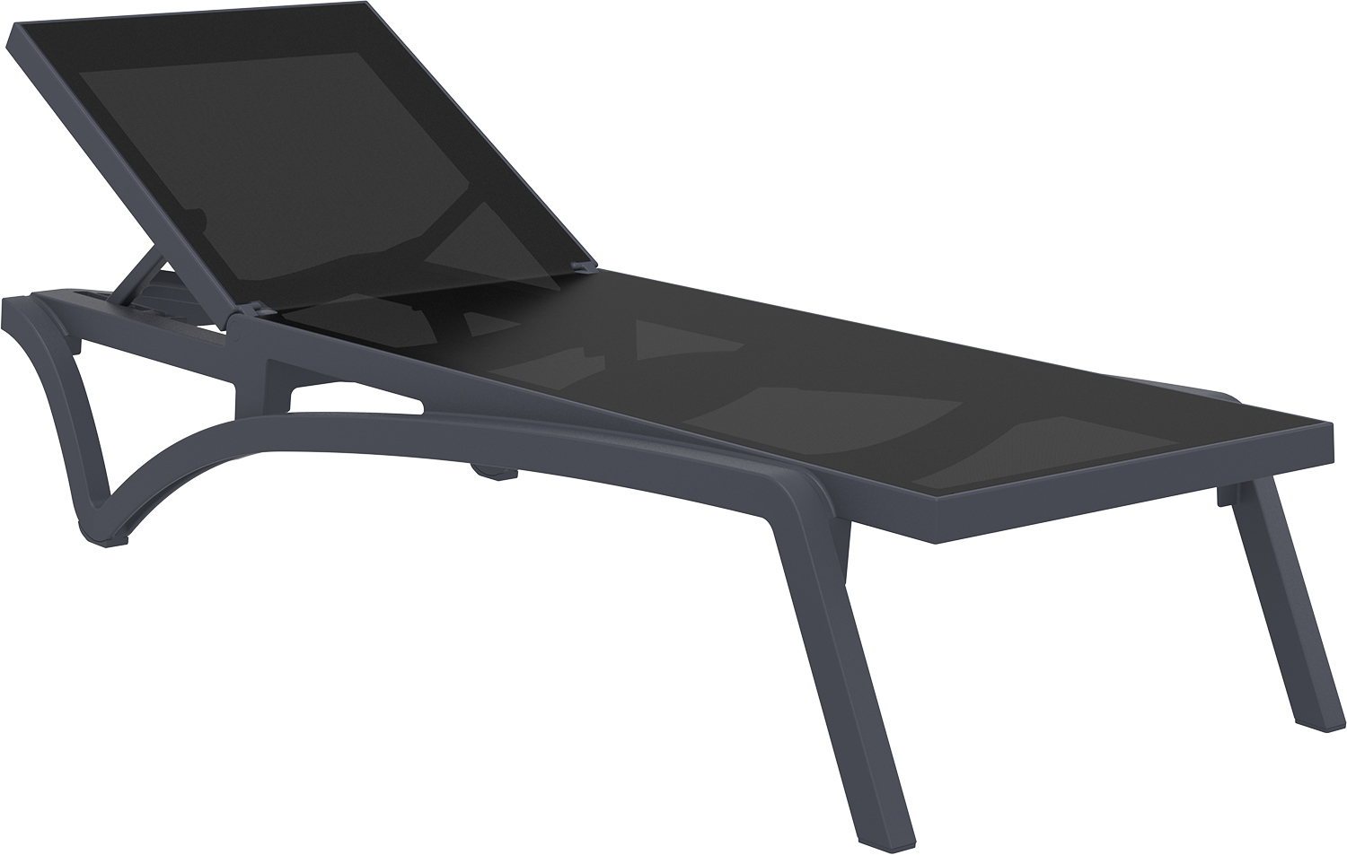 Изображение товара Складной шезлонг PACIFIC SIESTA CONTRACT с регулируемой спинкой черный