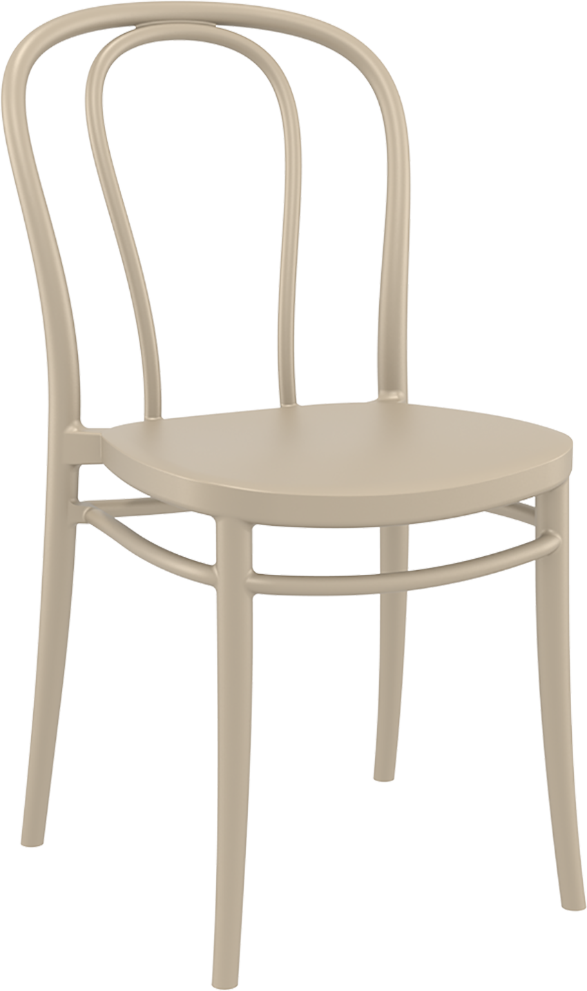 Изображение товара Кресло садовое Siesta VICTOR из ударопрочного пластика, бежевое