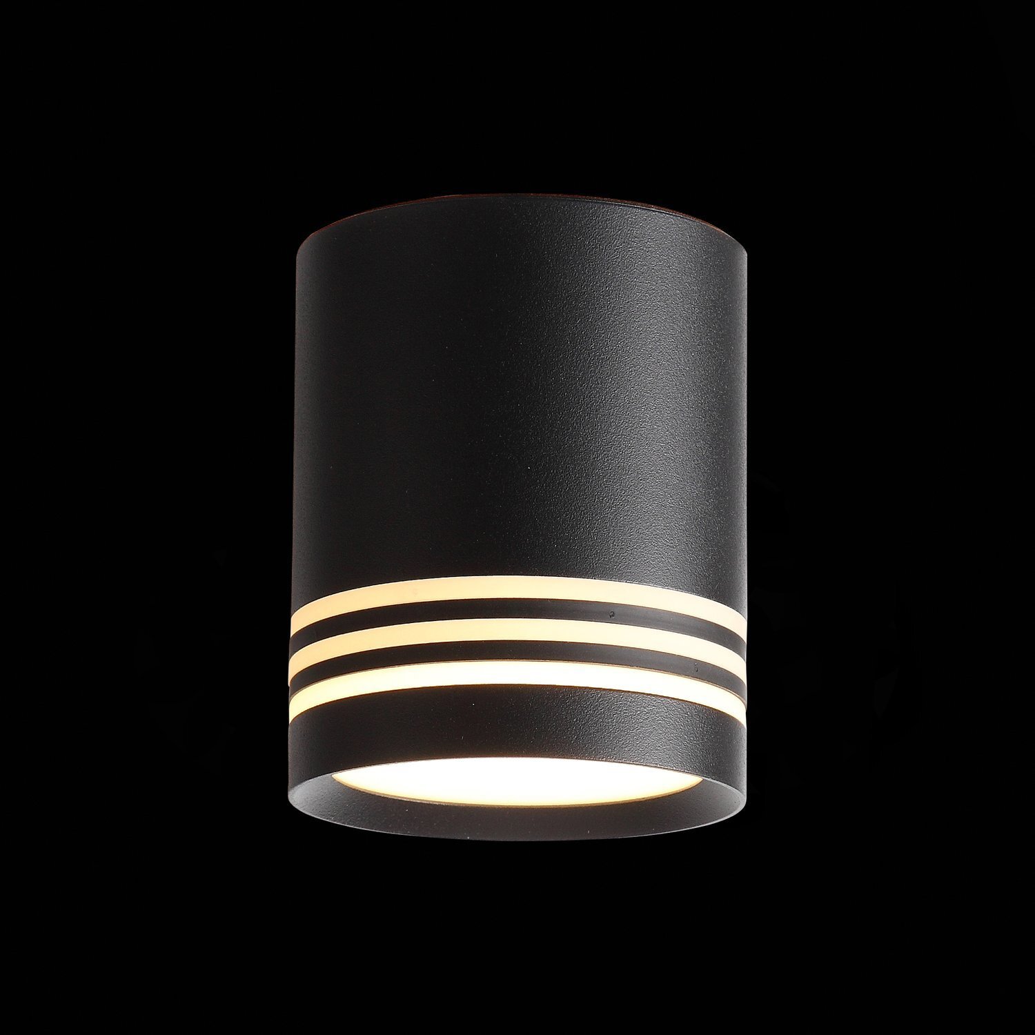 Изображение товара Светильник точечный накладной светодиодный St luce 2 м² теплый белый (желтый) свет цвет черный