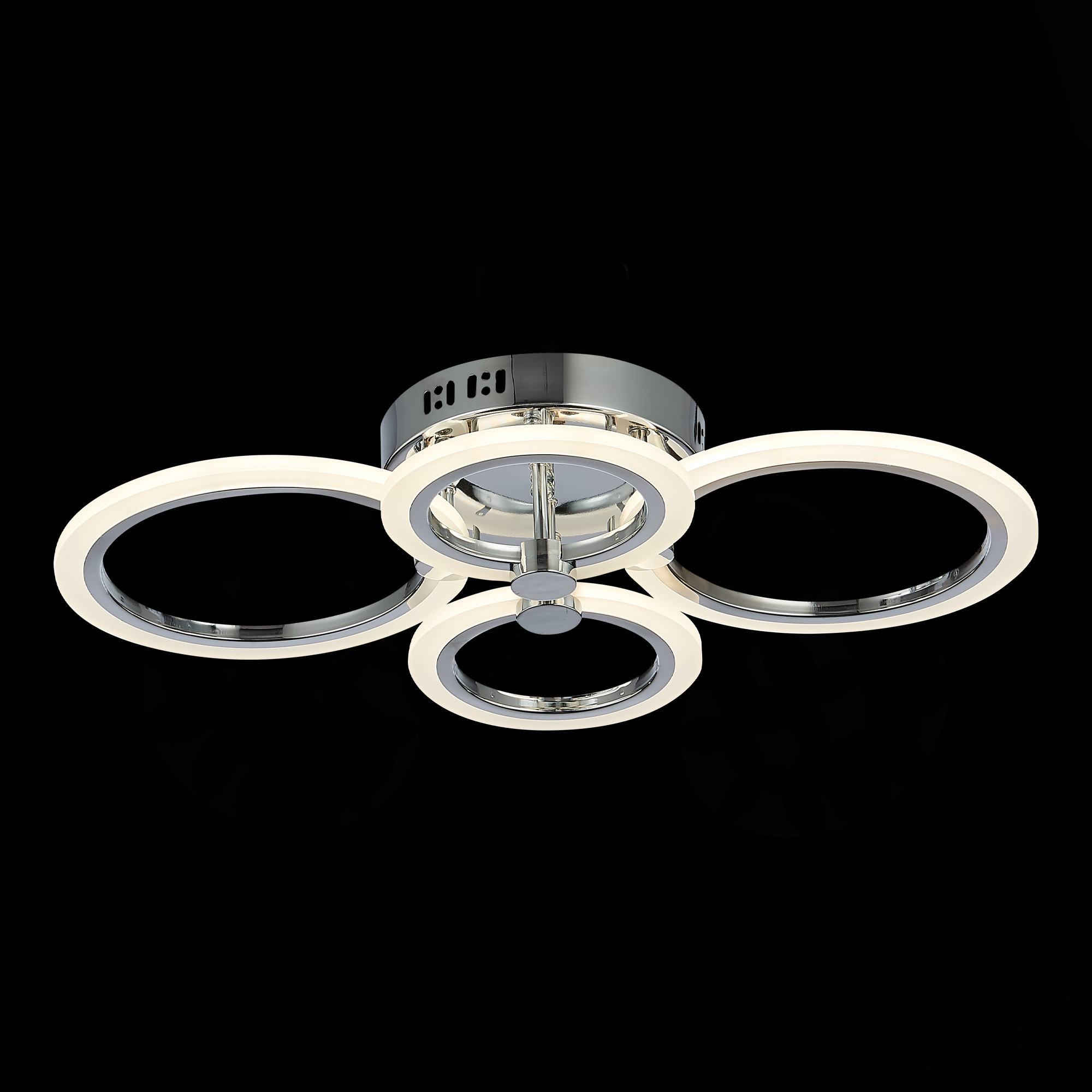 Изображение товара Люстра потолочная светодиодная Alma light Cresso AL5001C72CH 12 кв м регулируемый белый свет серый 