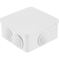 Изображение товара Распределительная коробка Lexman 100x100x55 мм IP55 белая для внутренней электропроводки