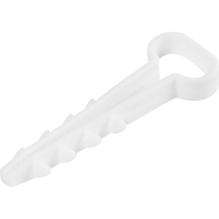 Изображение товара Дюбель-хомут Duwi ДХП 6-12 для плоского кабеля цвет белый 10 шт.