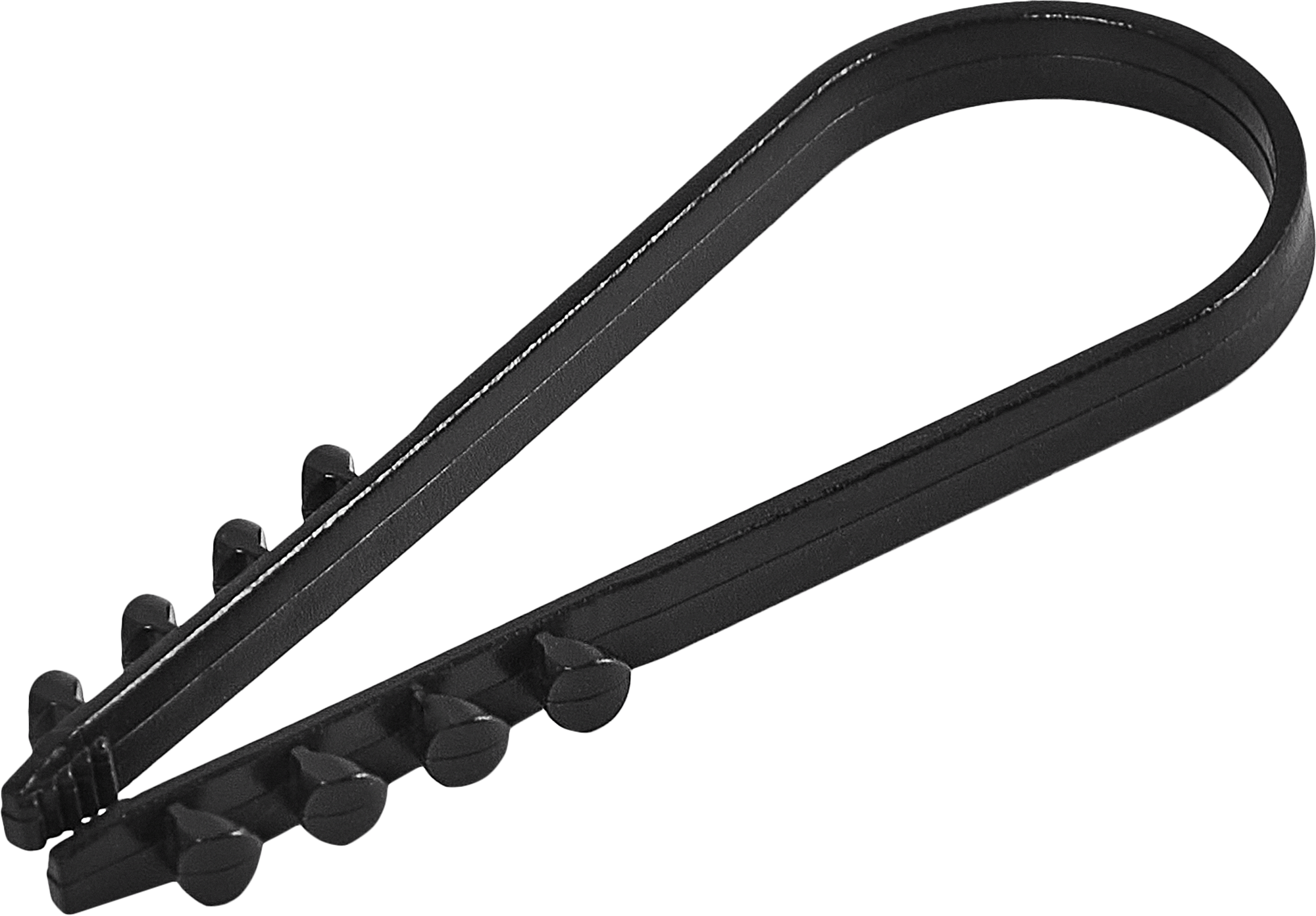 Изображение товара Duwi ДХК 19 25 дюбель хомут для кабеля черный набор 10 шт