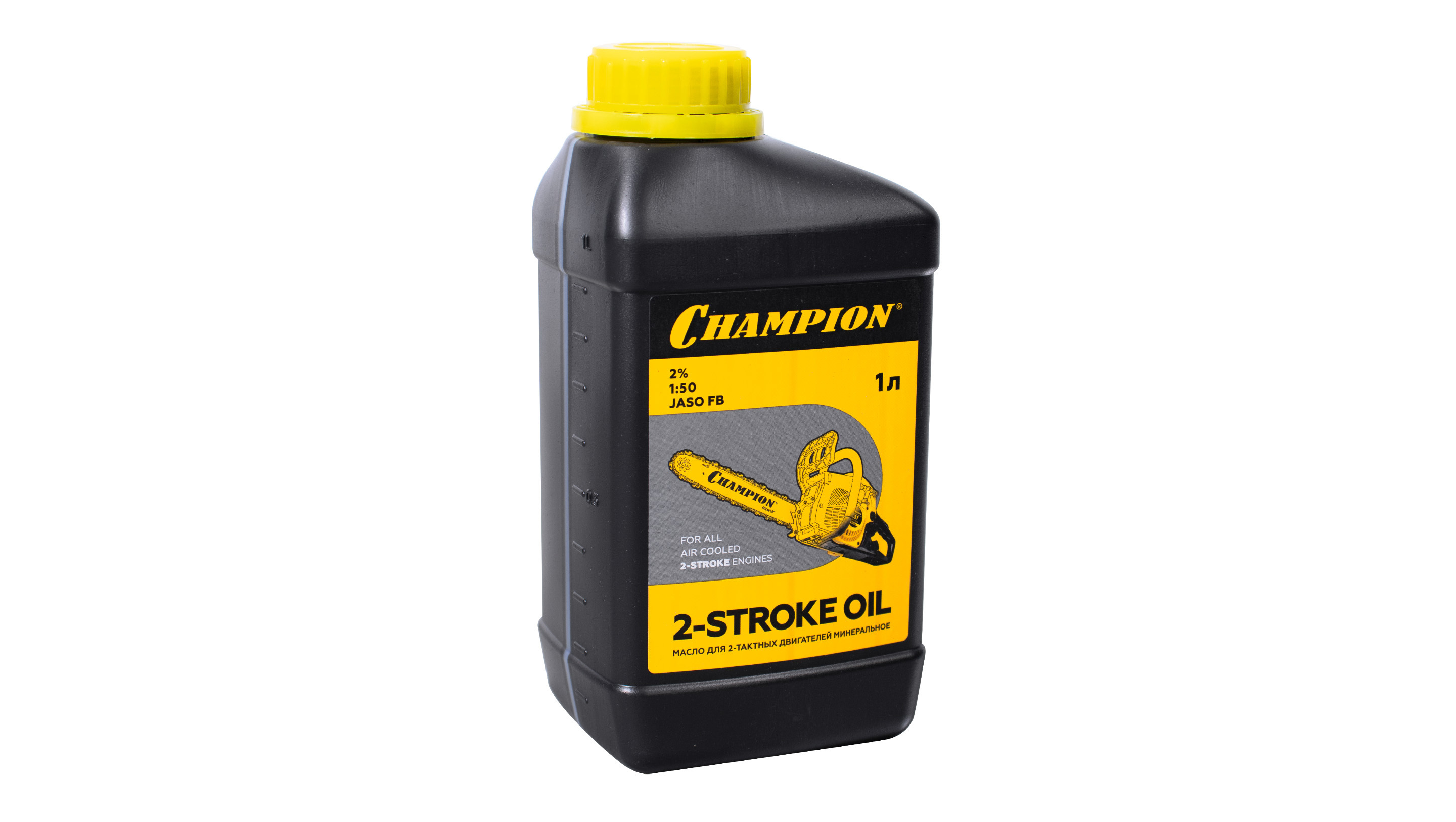 Изображение товара Масло для 2 тактных двигателей минеральное Champion Jaso FB 1л