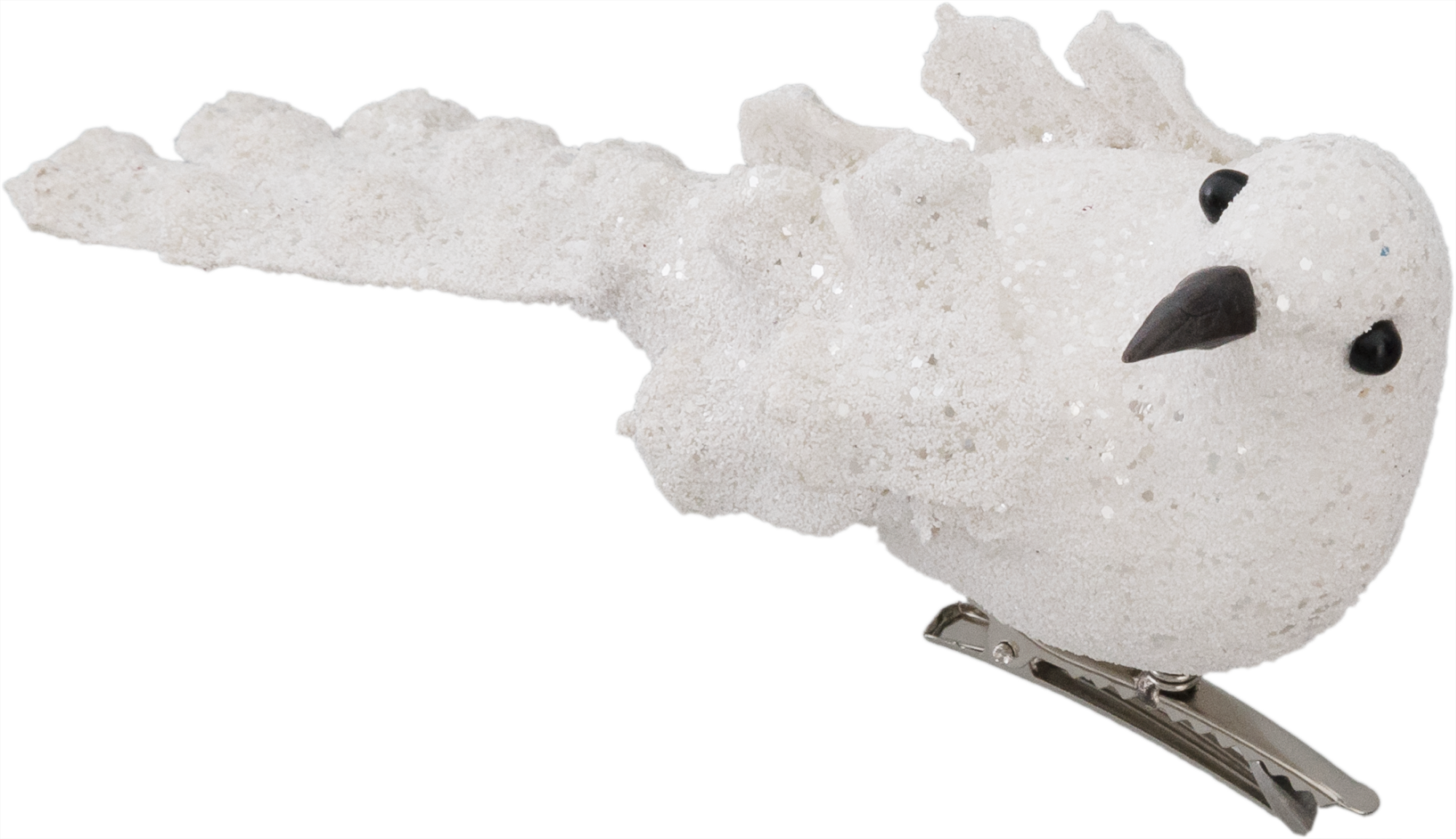 Изображение товара Елочное украшение Птички 17 см белое оригинальное новогоднее изделие