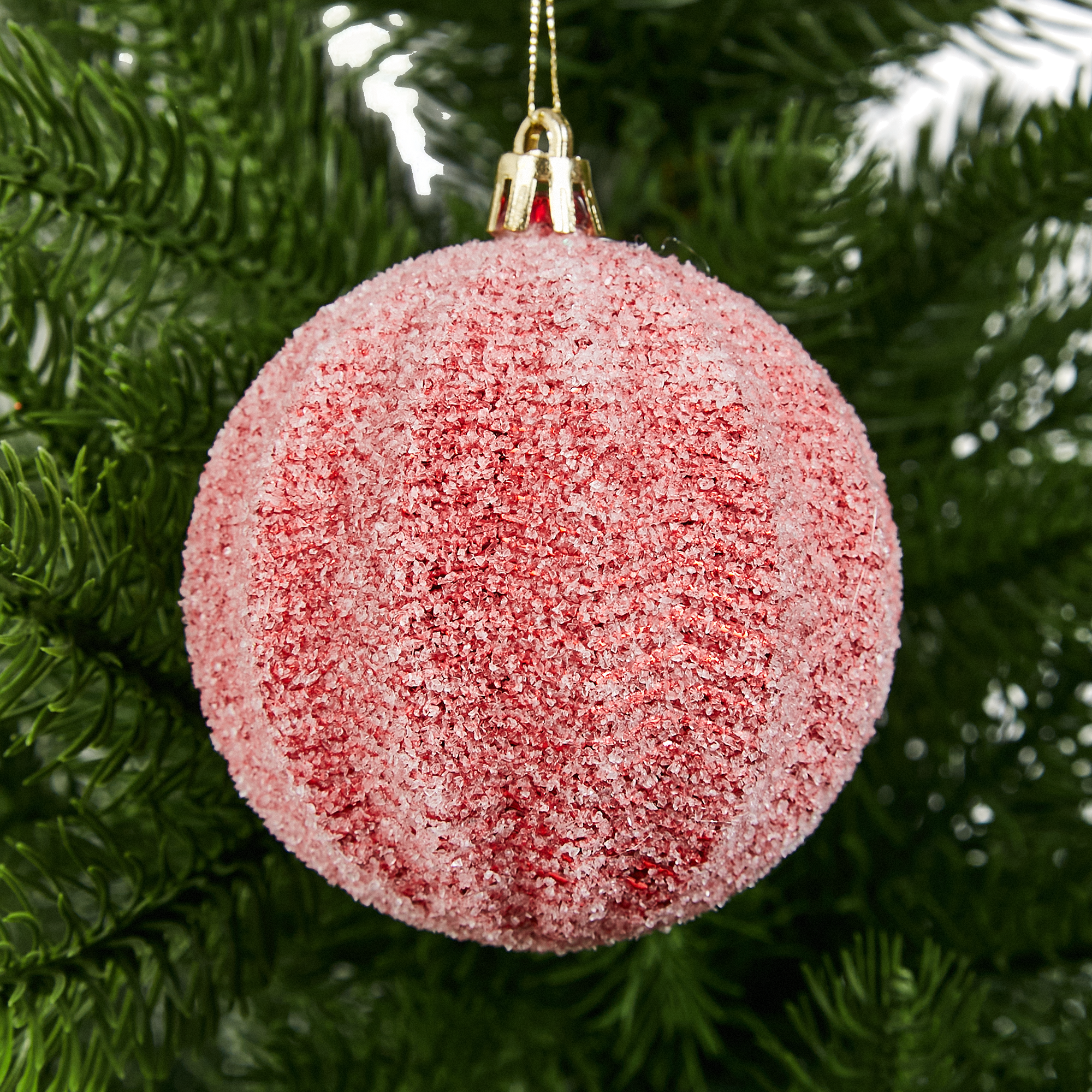 Изображение товара Елочное украшение Шар Christmas ø7.8 см цвет красный