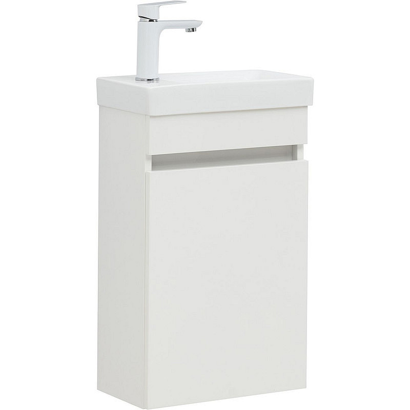 Изображение товара Aquanet Вега 00329129 тумба под раковину подвесная белый глянец 38.4x59.5x21 см