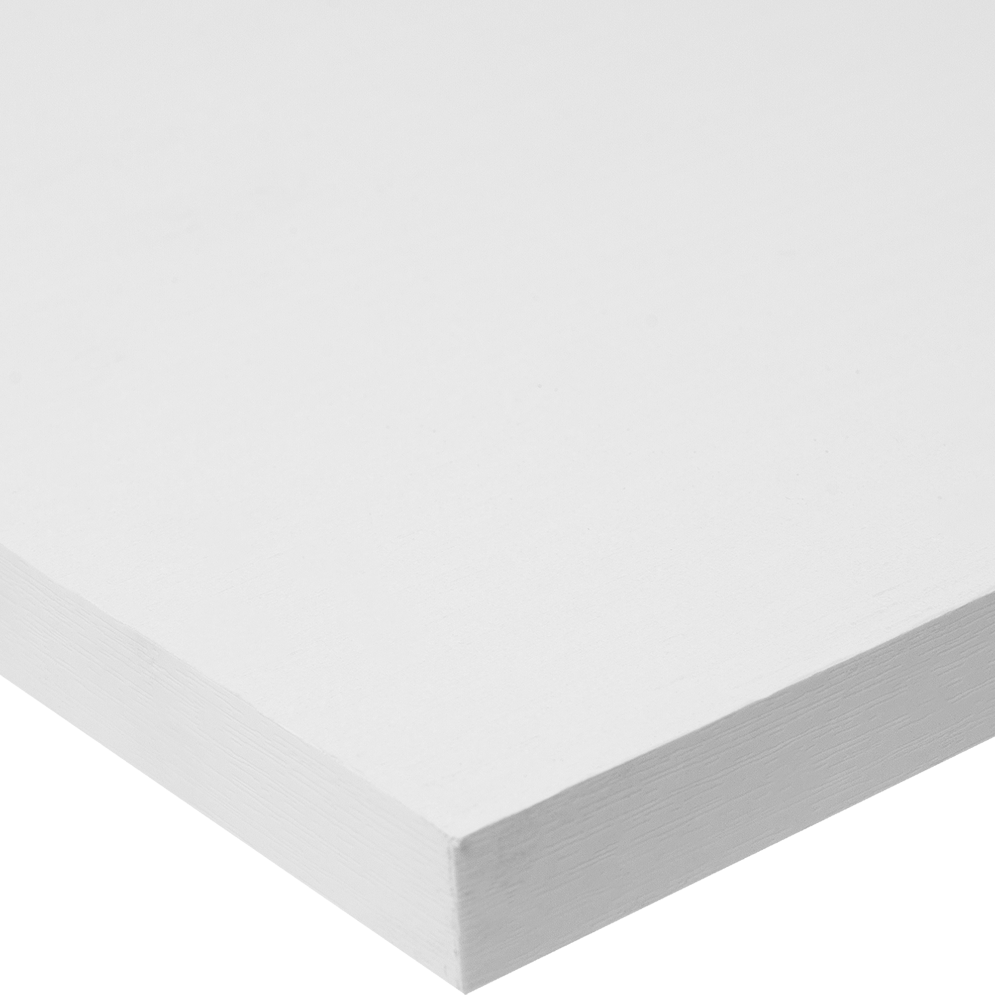 Деталь мебельная 1200x400x16 мм ЛДСП белый премиум кромка со всех сторон