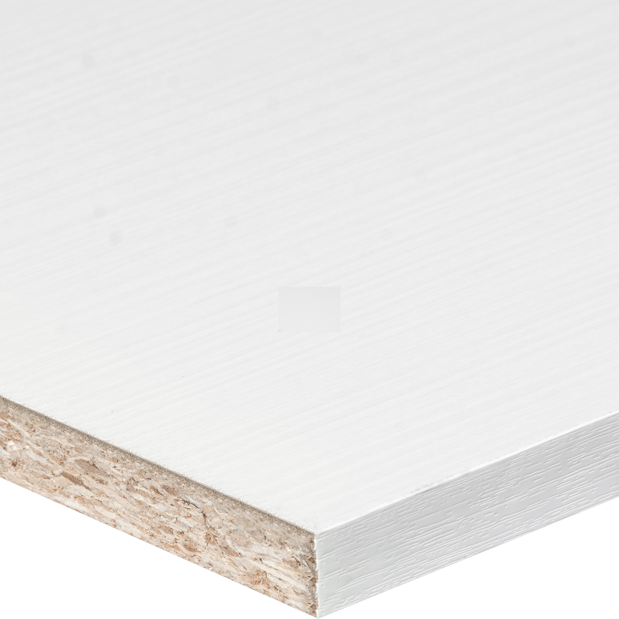 Деталь мебельная 2700x300x16 мм ЛДСП цвет белый премиум кромка с длинных сторон