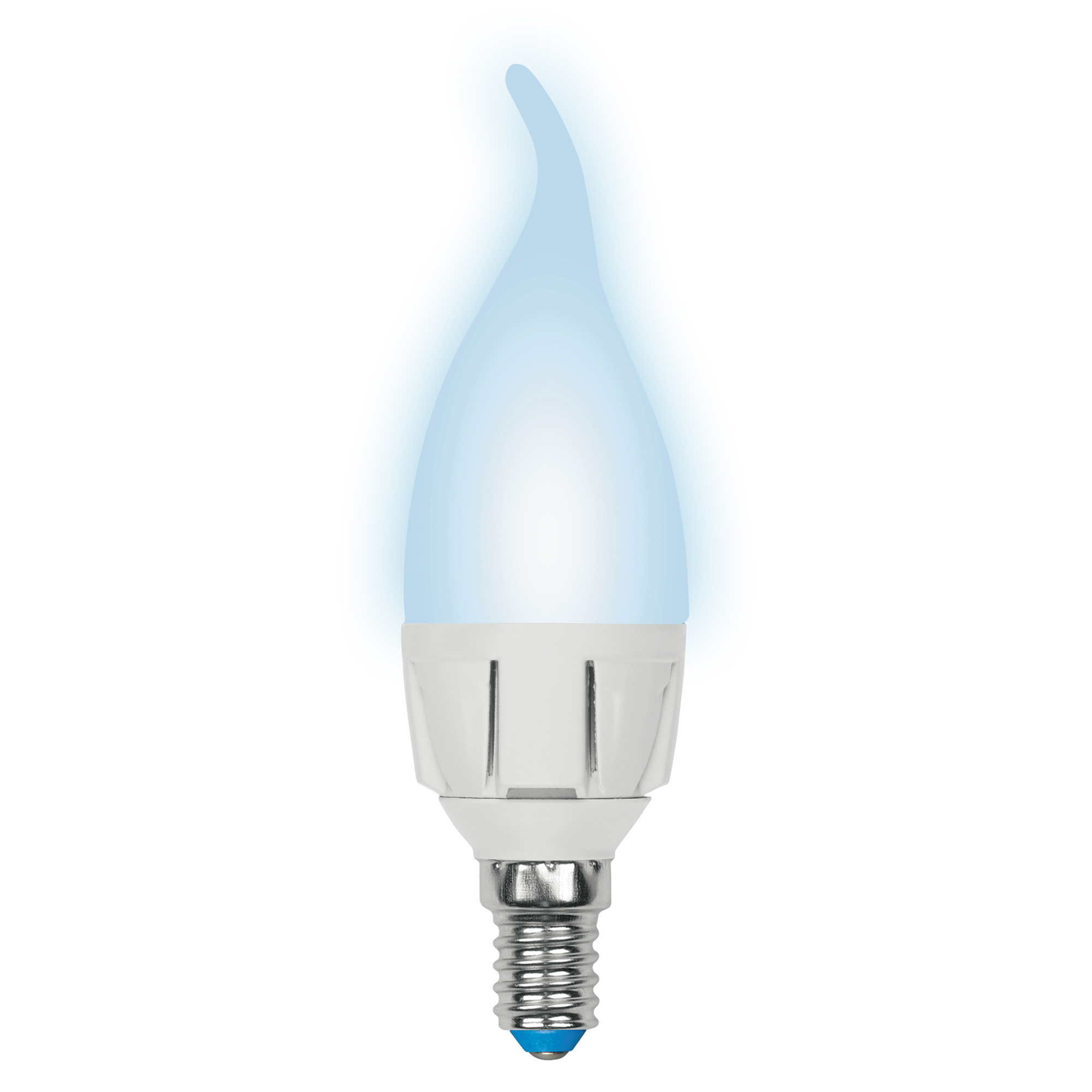 ЛампасветодиоднаяUnielE14175-250В6Втсвечанаветруматовая600лмнейтральныйбелыйсвет